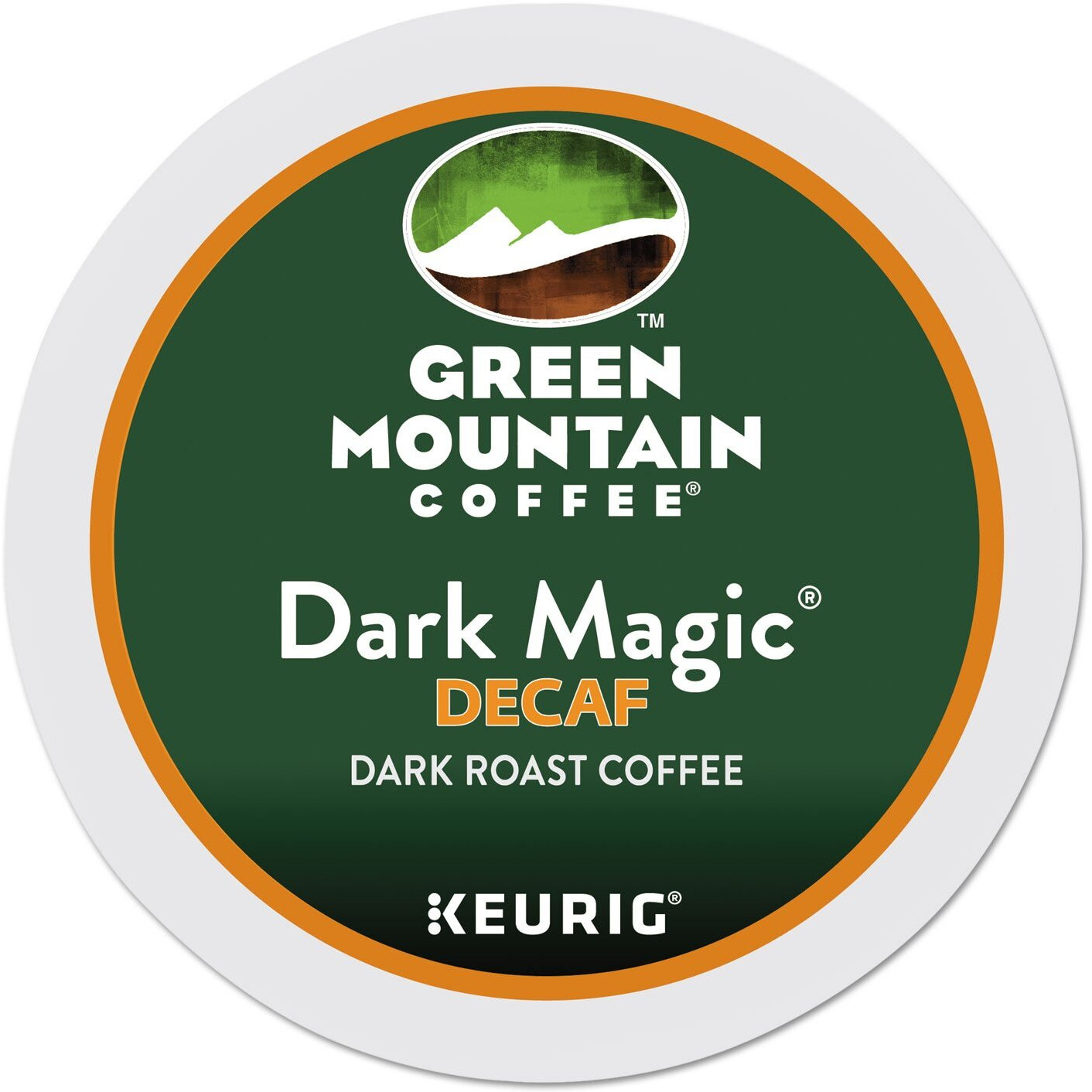 Green Mountain Coffee, Dark Magic Decaf, Single-Serve Keurig K-Cup Pods, Dark Roast, 96 Count (4 Boxes Of 24 Pods)