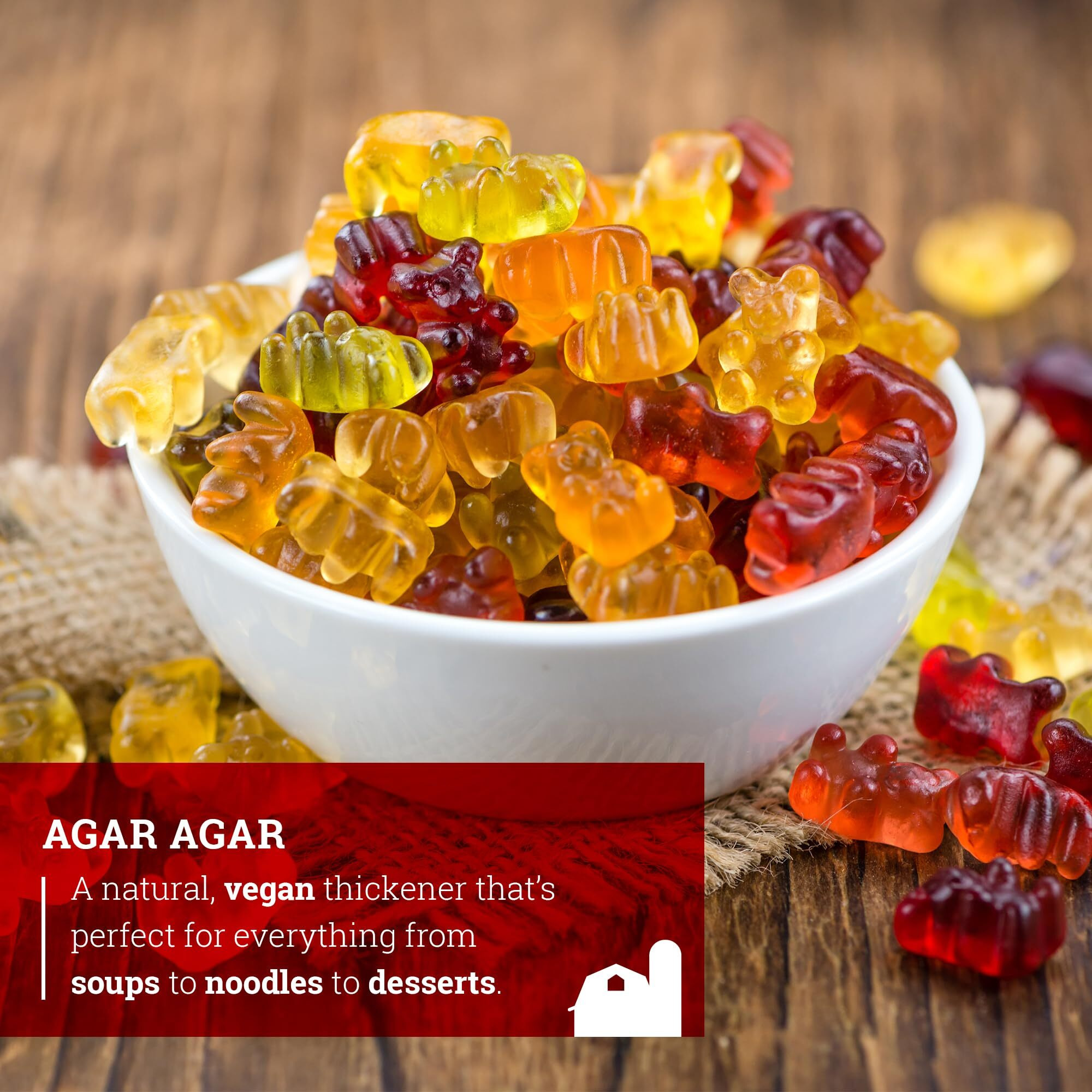 Hoosier Hill Farm Agar Agar Powder, 5Lb (Pack Of 1)