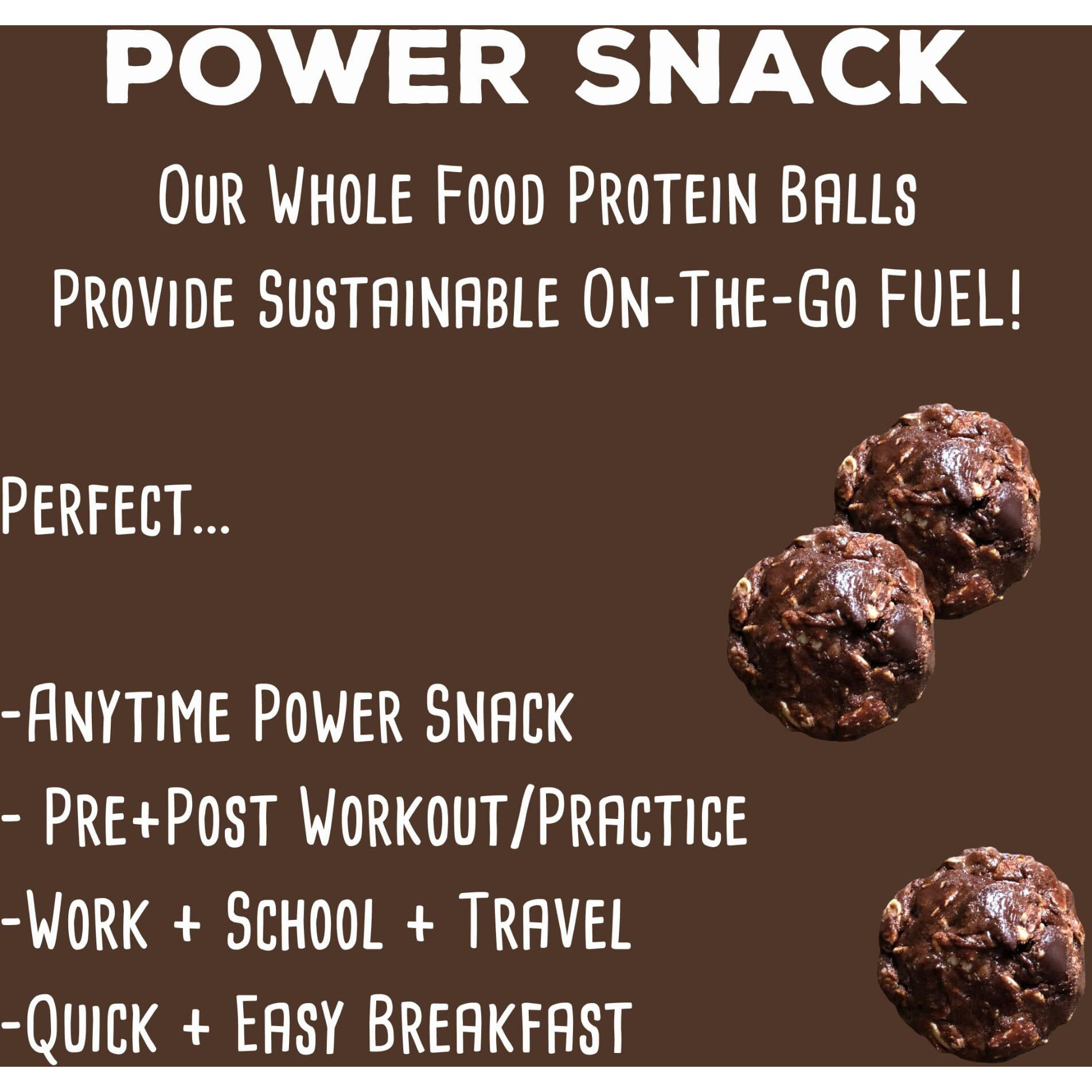 Simplyfuel Whole Food Protein Balls With Probiotics - Brownie Batter Protein Snacks - 8G Protein Snack - Gluten Free Energy Balls (1 Pack Of 12 Balls)
