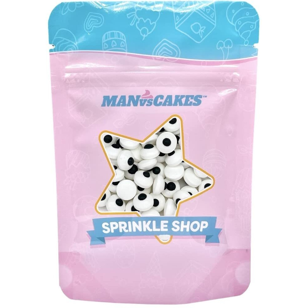 Manvscakes Sprinkles - Themed Sprinkles For Cake Decorating, Sprinkle Mix For Cookies, Ice Cream, Fondant Cake, Caramel Apples, Cupcakes & Other Desserts, Assorted Halloween & Fall Sprinkles, 4 Oz