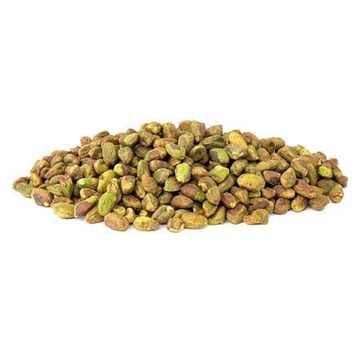 California Pistachio Kernels With Pink Himalayan Salt (2 Lbs) Shelled - Oven Roasted To Perfection In Small Batches For Added Freshness - Farm Fresh Nuts Brand