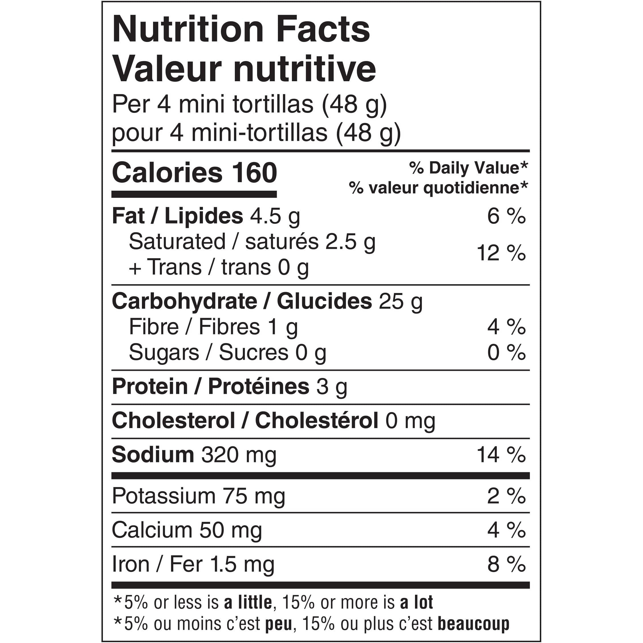 Old El Paso Mini Tortilla Bowls, 144G/5.1 Oz., {Imported From Canada}