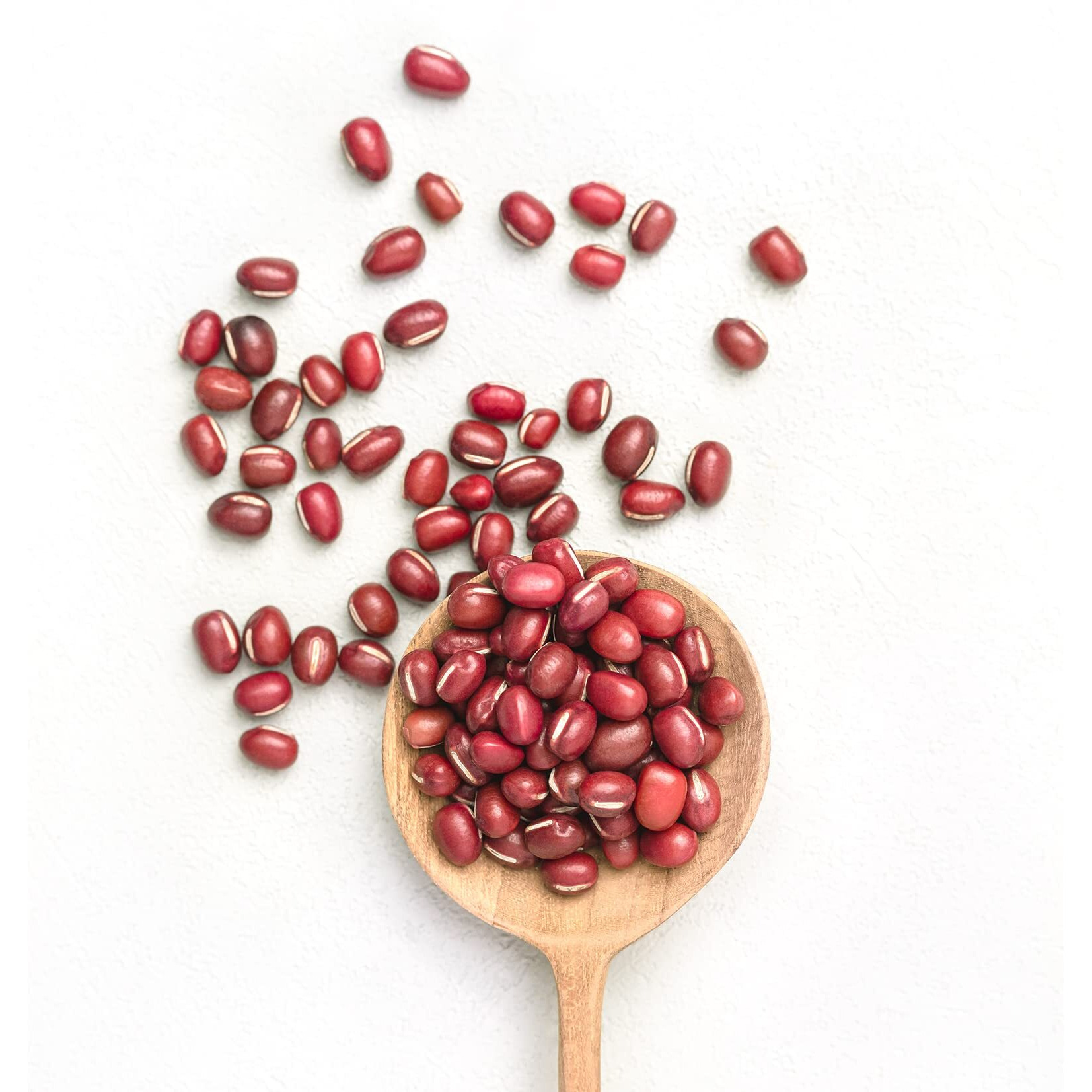 Rom America Whole Raw Dried Adzuki Red Beans, Natural Red Mung Bean Azuki Aduki For Soups, Salads, Japanese Desserts, Sweet Korean Red Bean Paste, Mochi Filling, Asian Cooking  - 4 Pound (Pack Of 1)