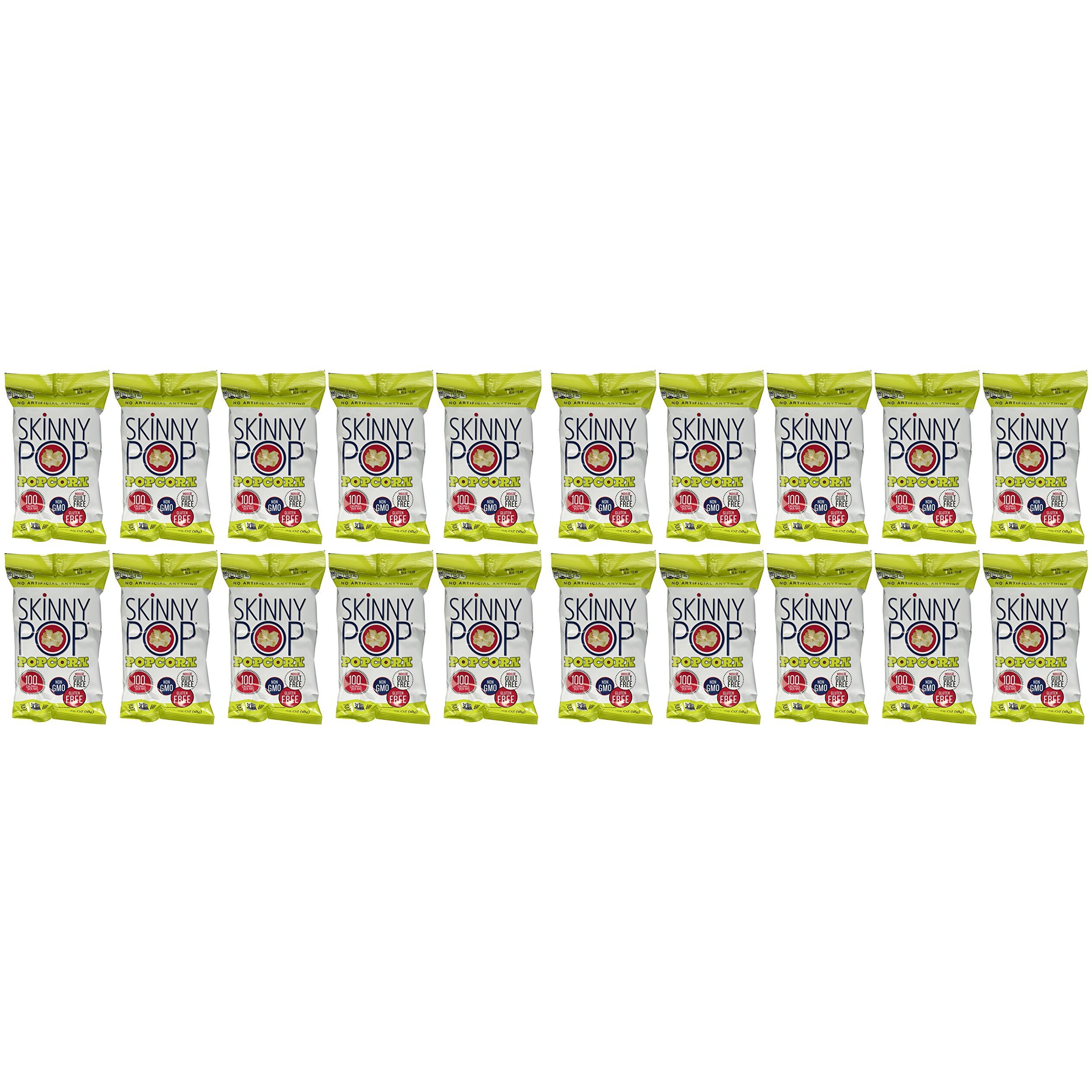 Skinny Pop Popcorn, 100 Calorie Bags.65 Oz (Pack Of 20)