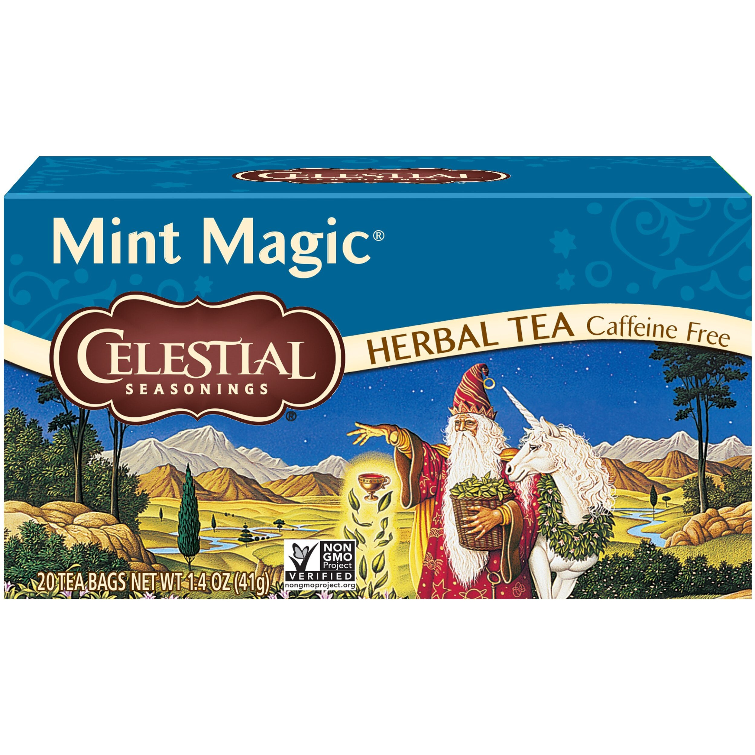 Celestial Seasonings Herbal Tea, Mint Magic, 20 Count