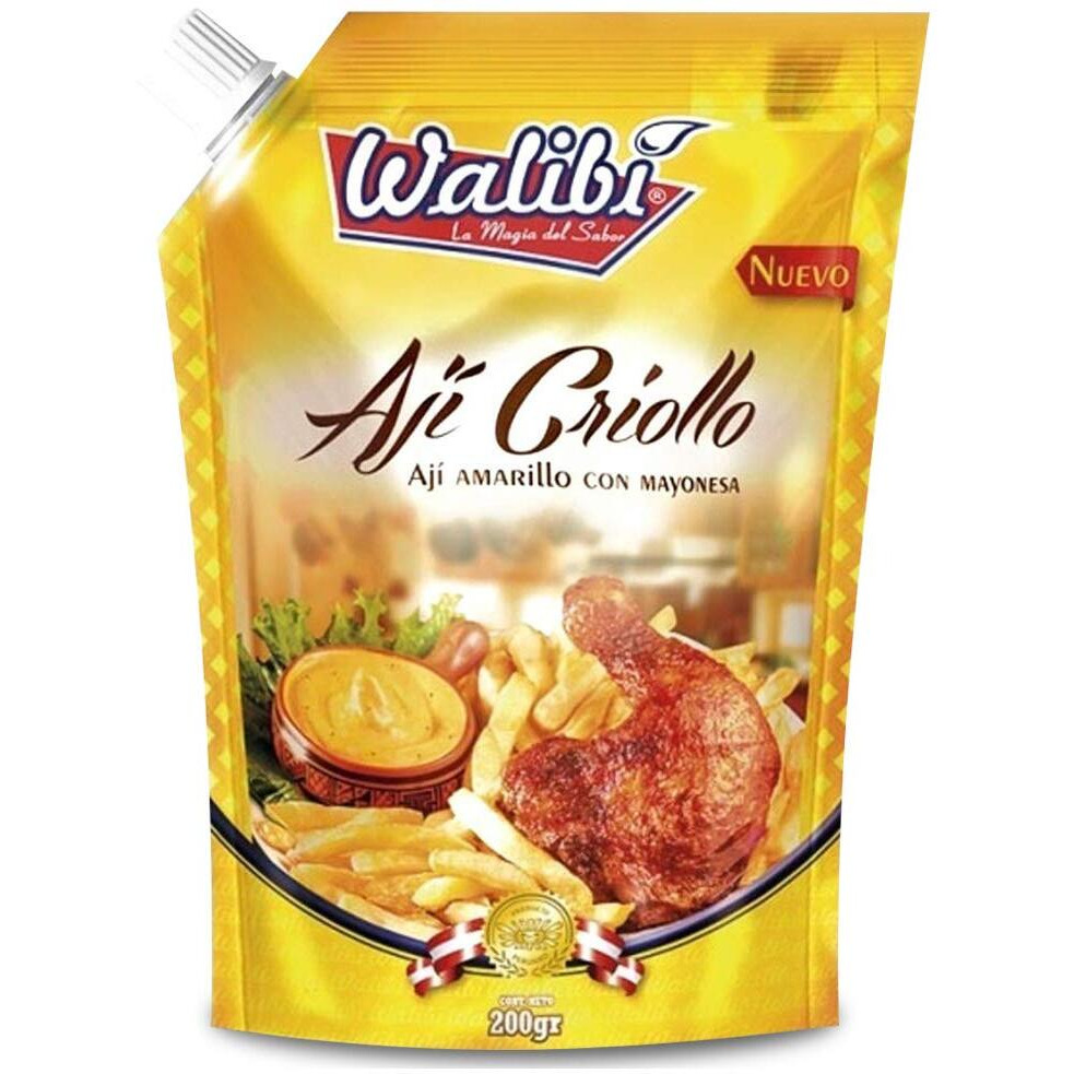 Walibi Ejoystore Aji Criollo - Hot Yellow Peruvian Pepper Sauce 200Gr