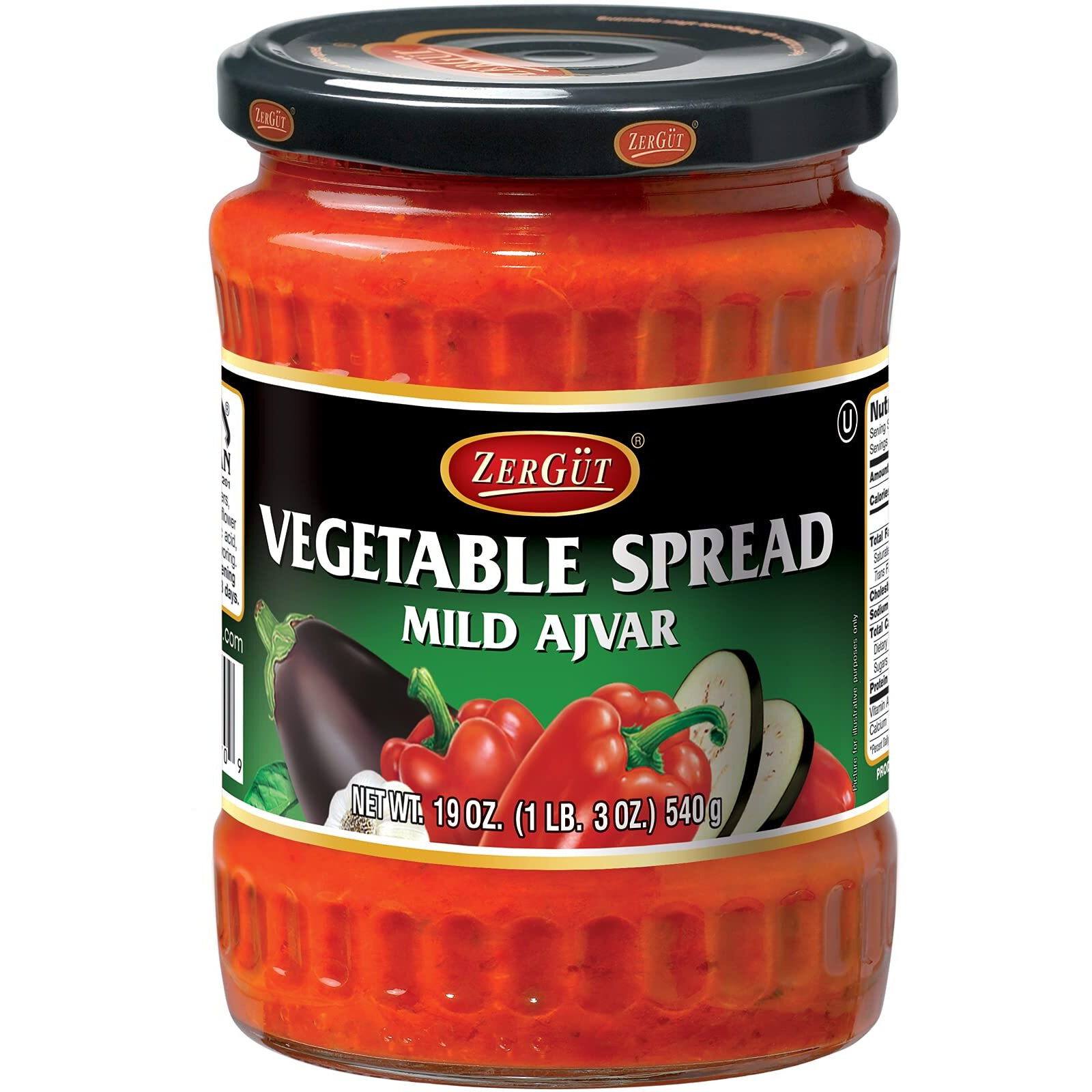 Zergut Ajvar, Mild, 19 Ounce
