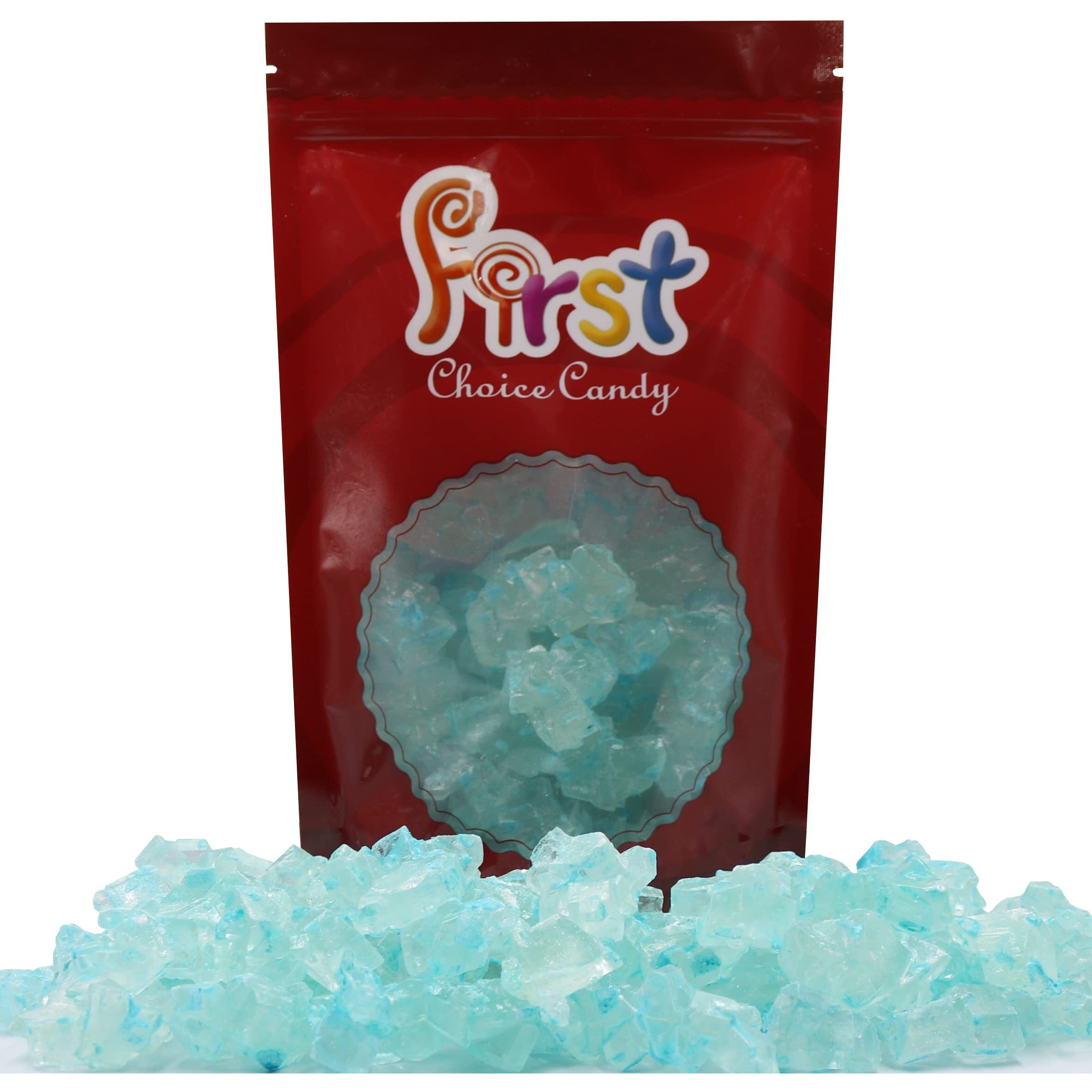 Firstchoicecandy Rock Candy Strings 1.5 Pound Bulk Bag (Light Blue Cotton Candy)