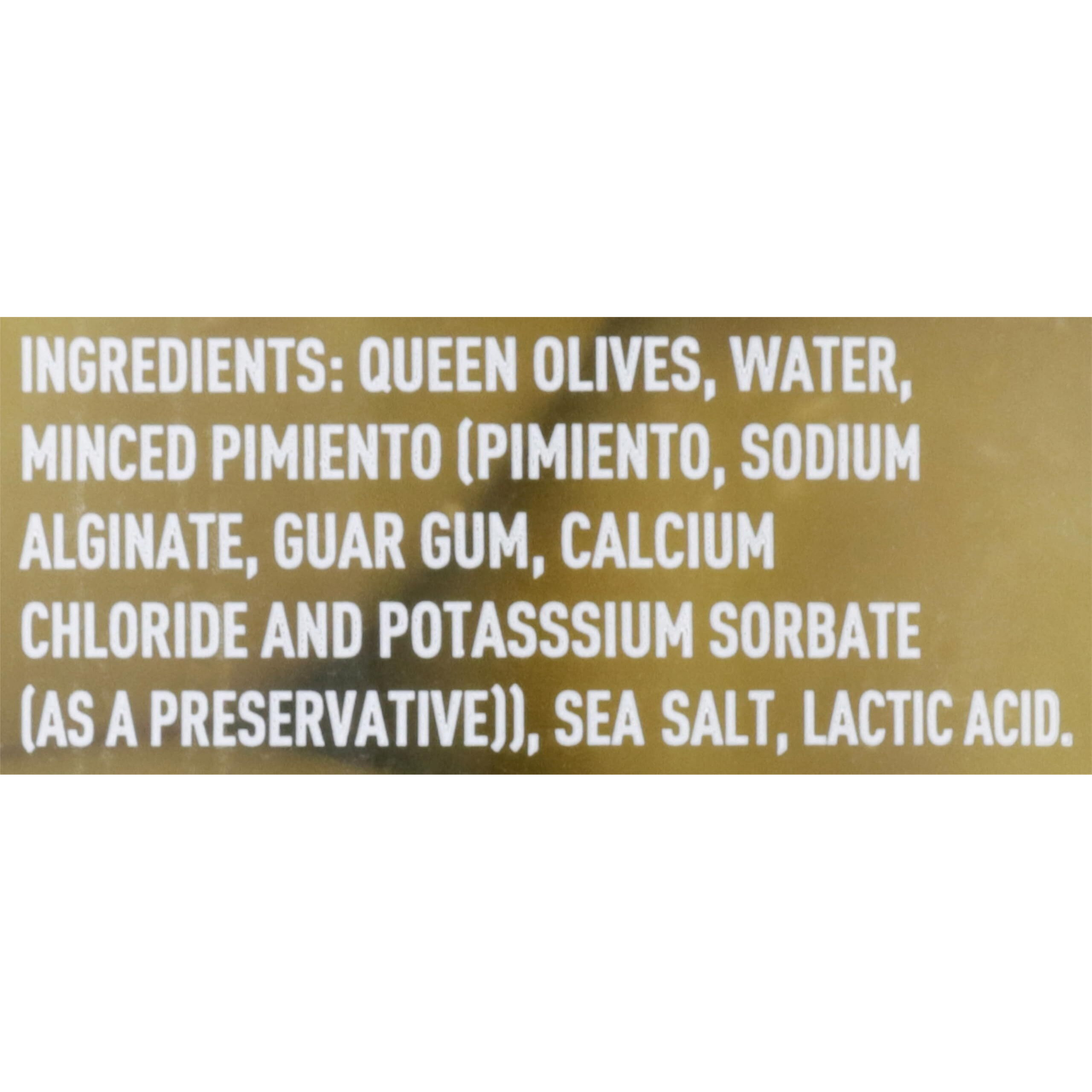 Mario Camacho Foods Pimento Stuffed Queen Party Olives, 10 Ounce