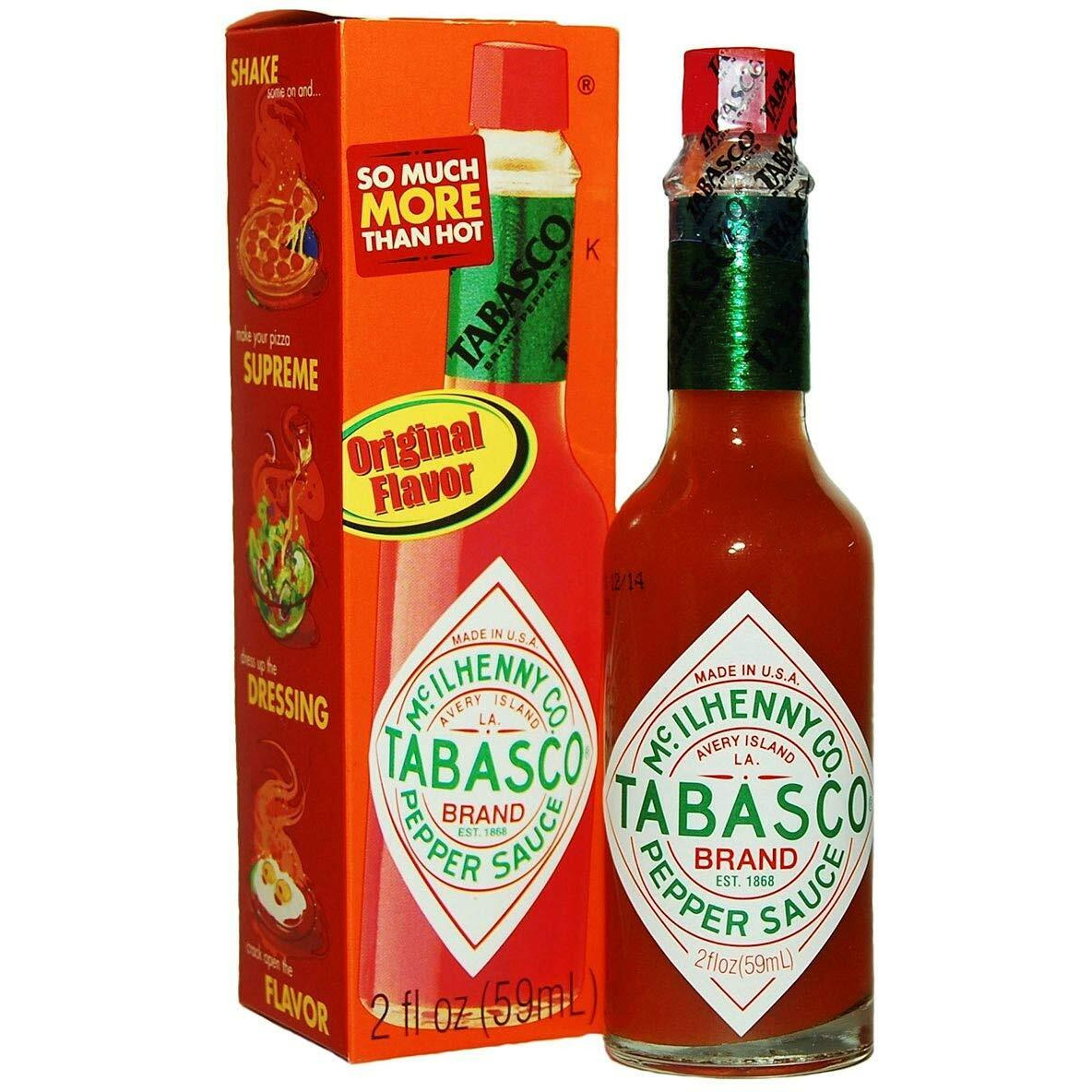 Tabasco Original Flavor Pepper Sauce 2 Oz (Pack Of 4)