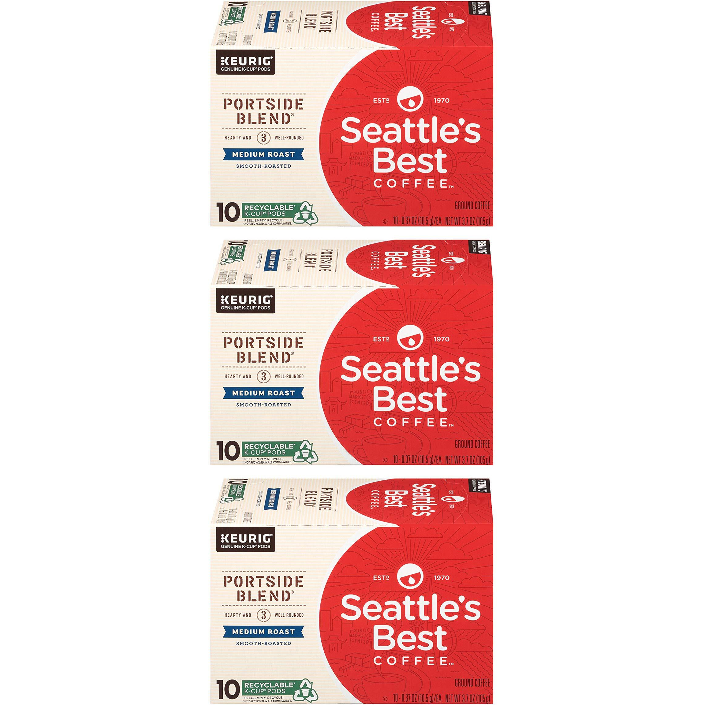 Seattle's Best, Single Serve K-Cup Coffee, 3.5Oz Box (Pack Of 3) (Choose Flavors Below) (Signature Blend 3)