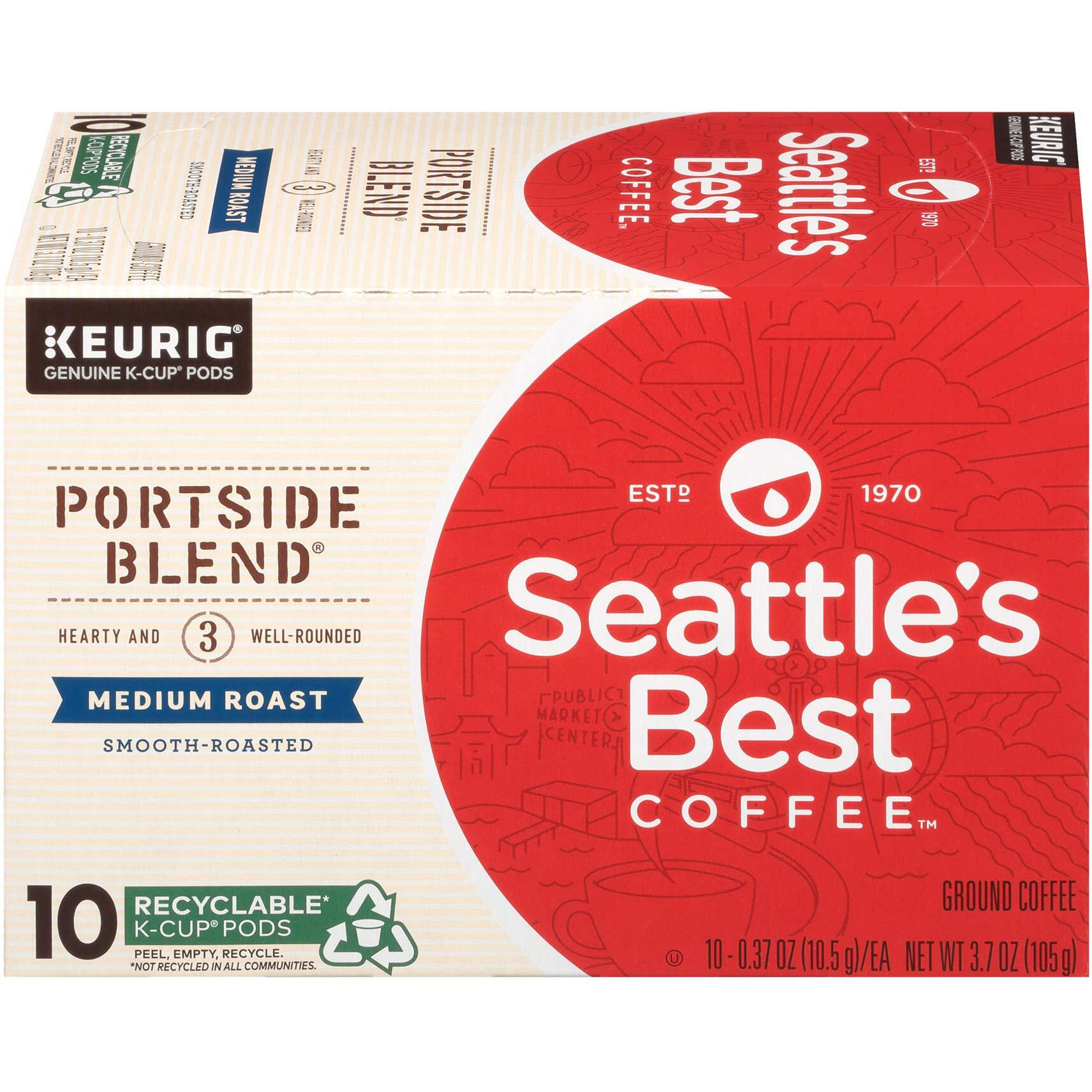 Seattle's Best, Single Serve K-Cup Coffee, 3.5Oz Box (Pack Of 3) (Choose Flavors Below) (Signature Blend 3)
