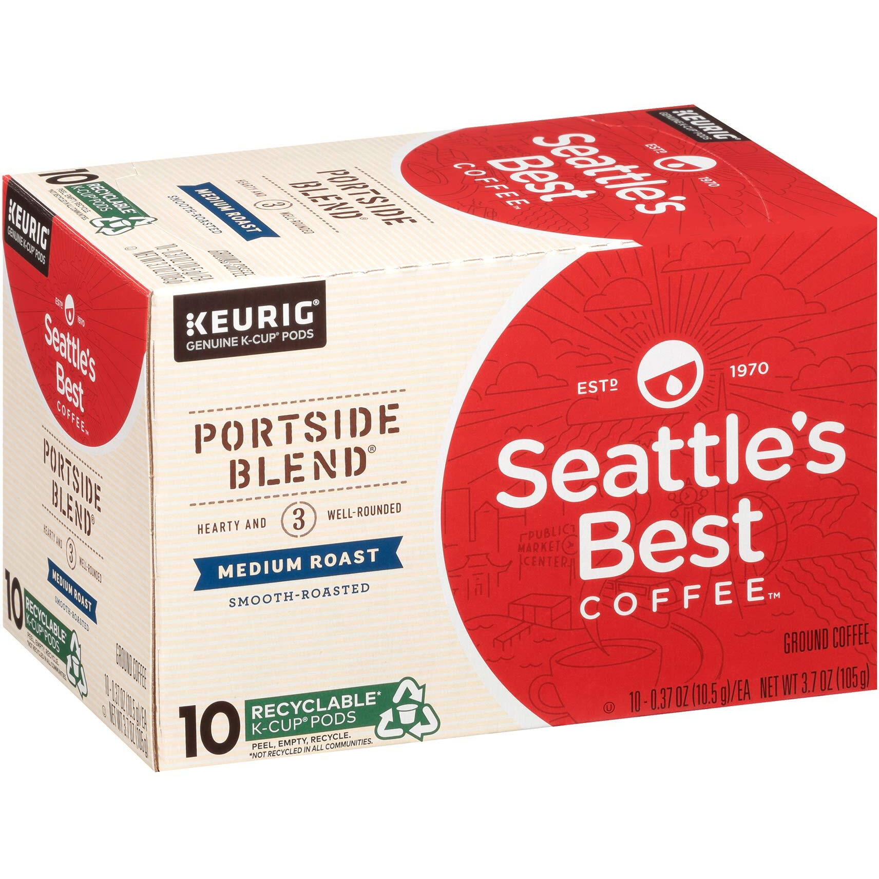 Seattle's Best, Single Serve K-Cup Coffee, 3.5Oz Box (Pack Of 3) (Choose Flavors Below) (Signature Blend 3)