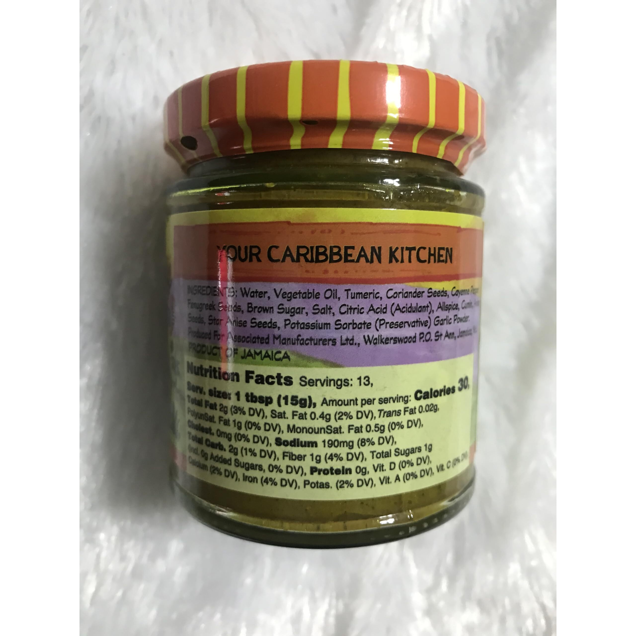 Walkerswood Spicy West Indian Curry Paste (Single Bottle 6.7Oz) Product Of Jamaica