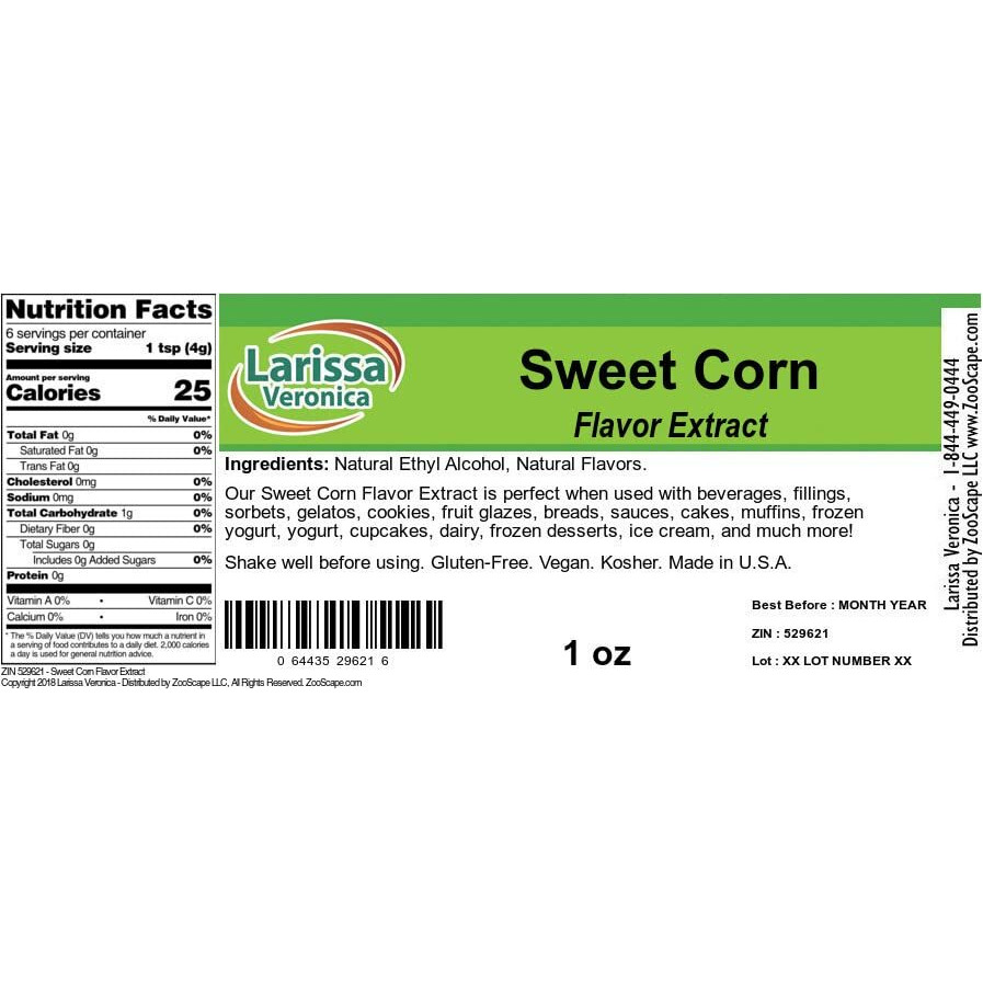 Sweet Corn Flavor Extract (1 Oz, Zin 529621)