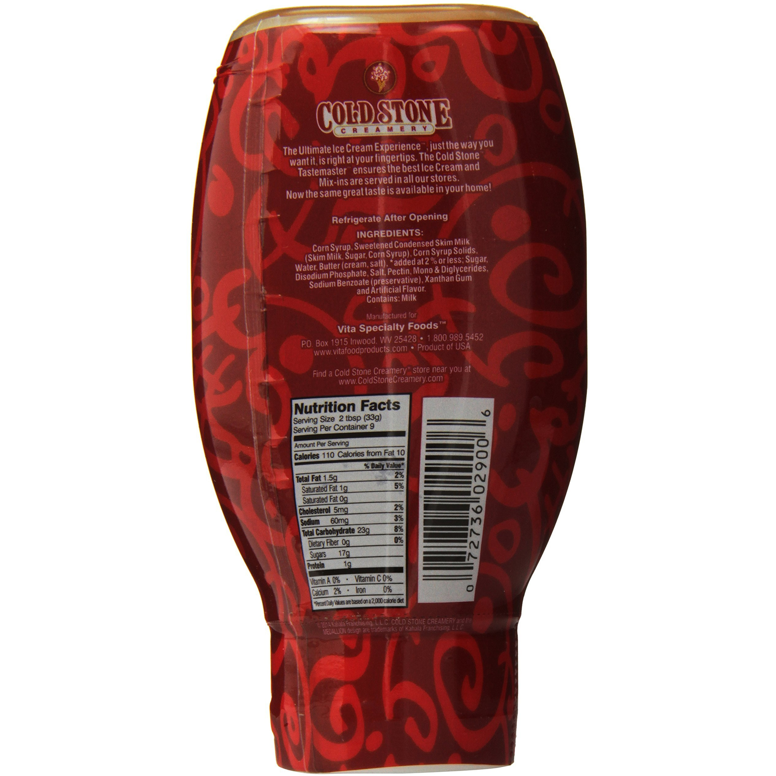 Cold Stone Dessert Topper Caramel