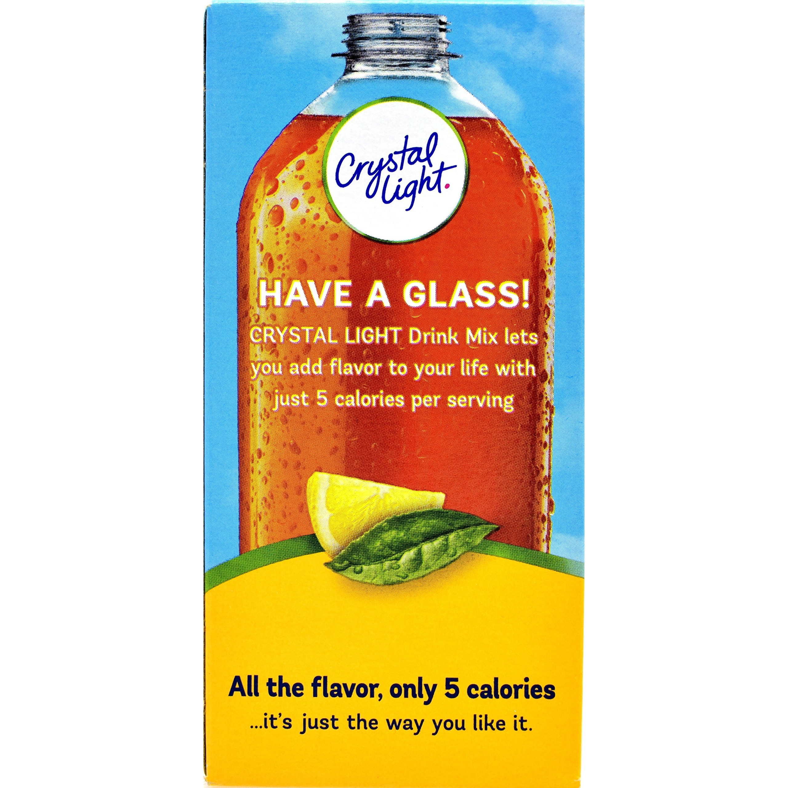 Crystal Light Lemon Iced Tea, 10 On-The-Go Packets (Pack Of 4)
