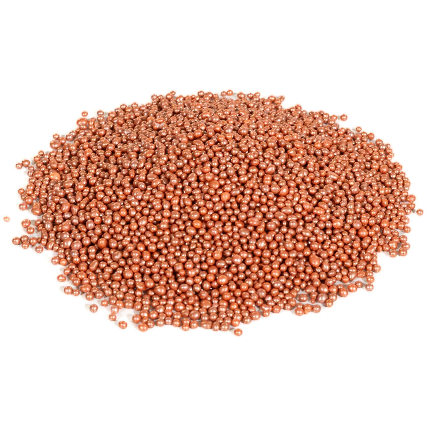 Bakerpan Edible Rose Gold Nonpareils Sprinkles For Cupcakes, Rose Gold Sprinkles Edible For Cake Decorating - 5.1 Ounces (Made In Usa)