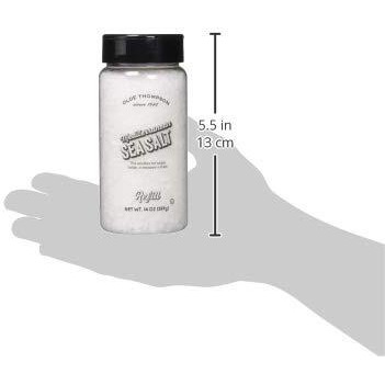 Olde Thompson Mediterranean Sea Salt, 14 Ounces, White