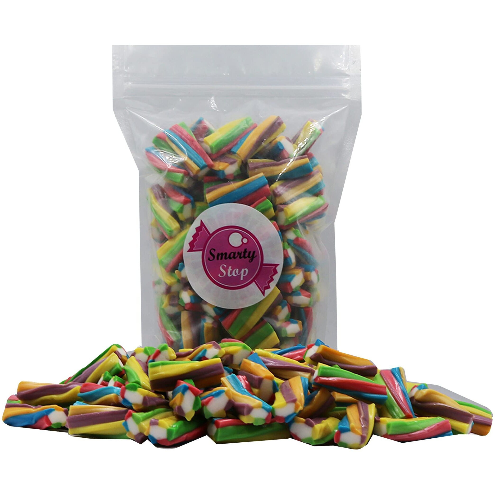 Smarty Stop Rainbow Plugs Gummy Candy Bites (2 Pound (Pack Of 1))