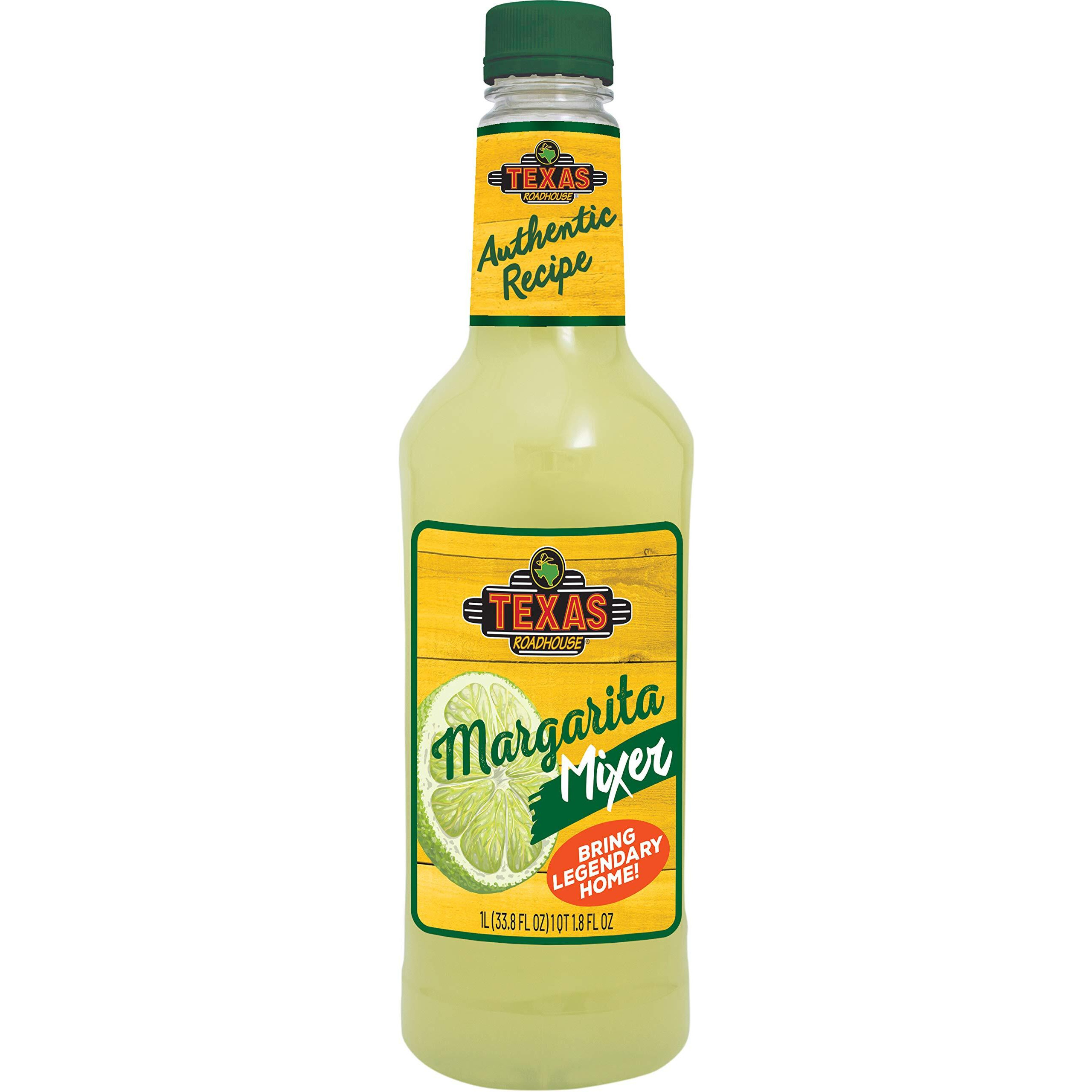 Texas Roadhouse Authentic Margarita Drink Mix, Ready To Use, 1 Liter Bottle (33.8 Fl Oz), Individually Boxed