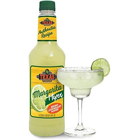 Texas Roadhouse Authentic Margarita Drink Mix, Ready To Use, 1 Liter Bottle (33.8 Fl Oz), Individually Boxed