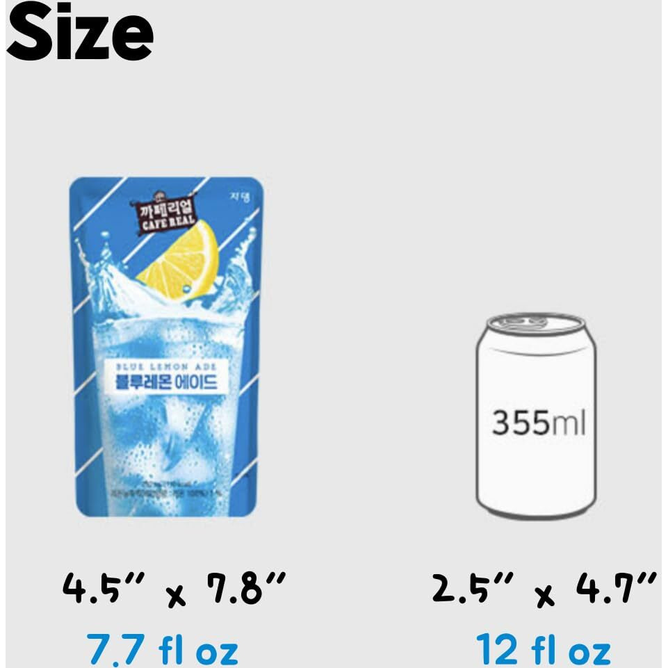 Korean Covenienve Store Drink Pouch Sampler Set - 5 Pack 10 Pack (Grape, Strawberry, Blue Lemonade, Peach Ice Tea, Shine Muscat) + Dalgaru Yakgwa Mirror (Shine Muscat 5 Pack)