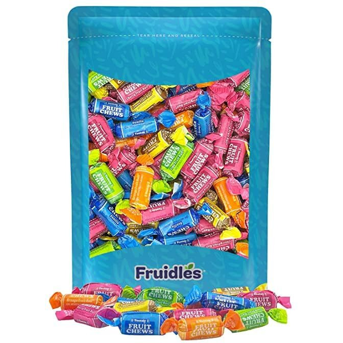 Fruidles Tootsie Roll Original 6 Flavor Variety Pack Twist Midgees, Peanut-Free, Gluten-Free, Kosher Certified, Individually Wrapped, Approx. 140 Count (2 Pounds)