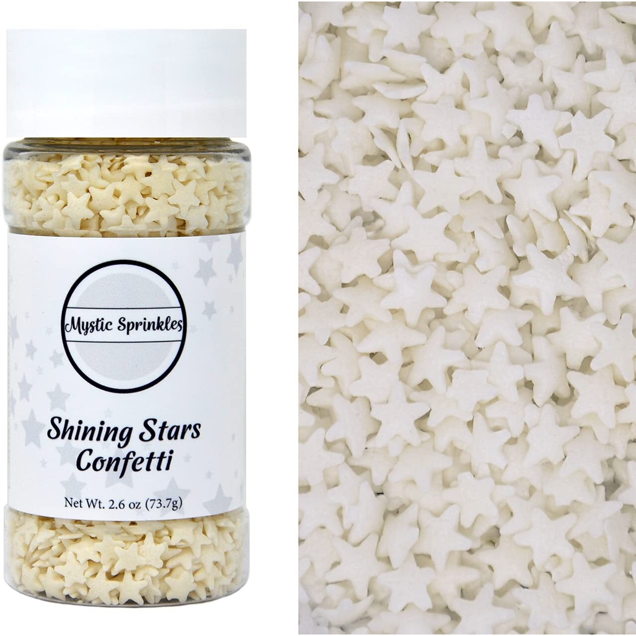 Mystic Sprinkles Confetti Sprinkle Mixes (Shining Stars Confetti 2.6Oz)