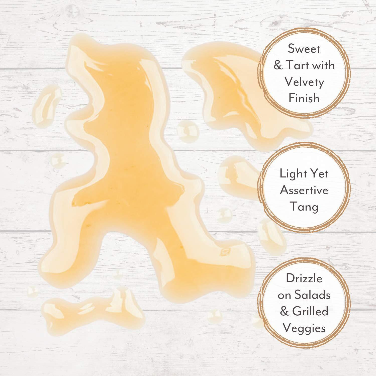 Roland Foods White Balsamic Vinegar Glaze Of Modena, Specialty Imported Food, 12.84 Fl Oz Bottle