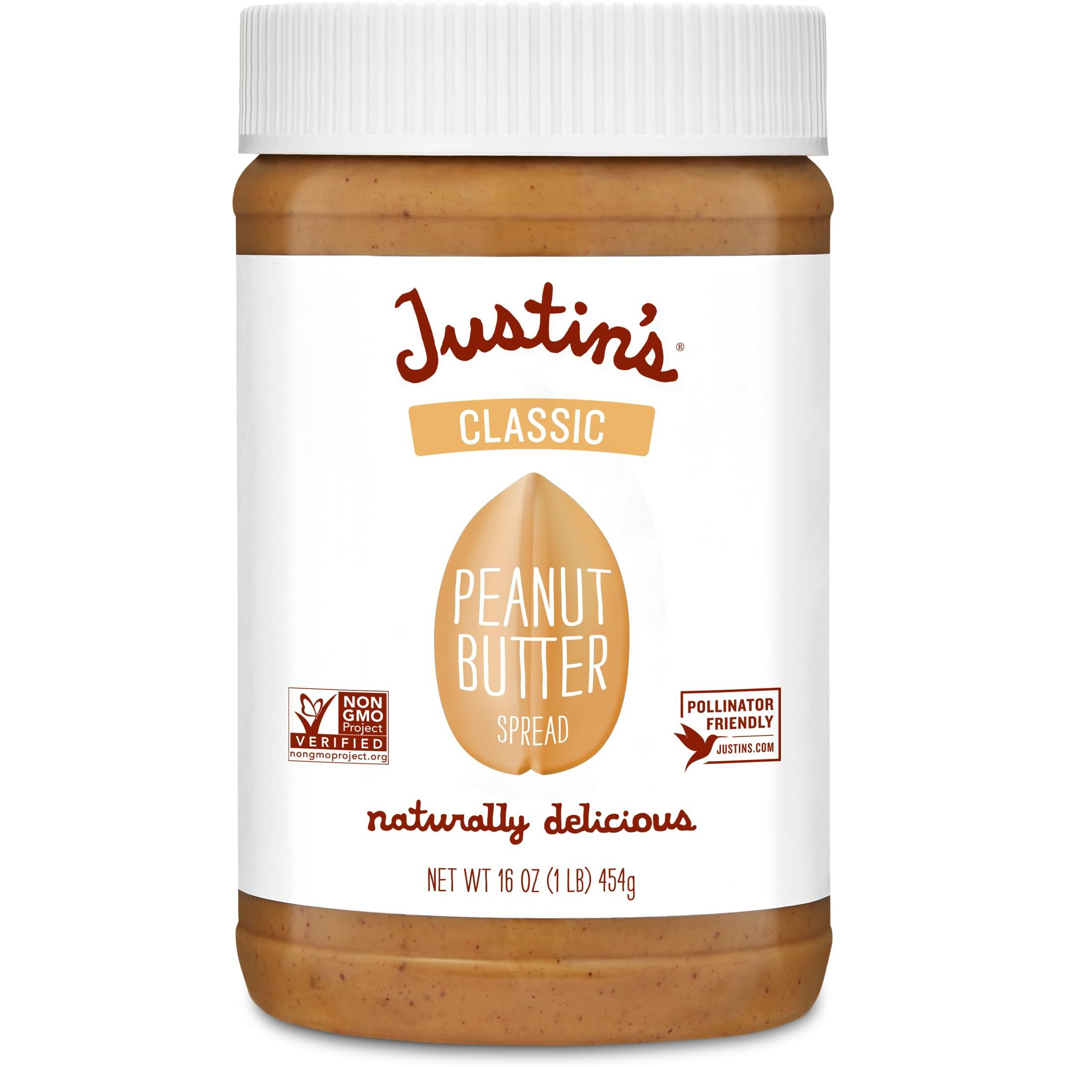 Justin's Classic Peanut Butter, 16 Oz