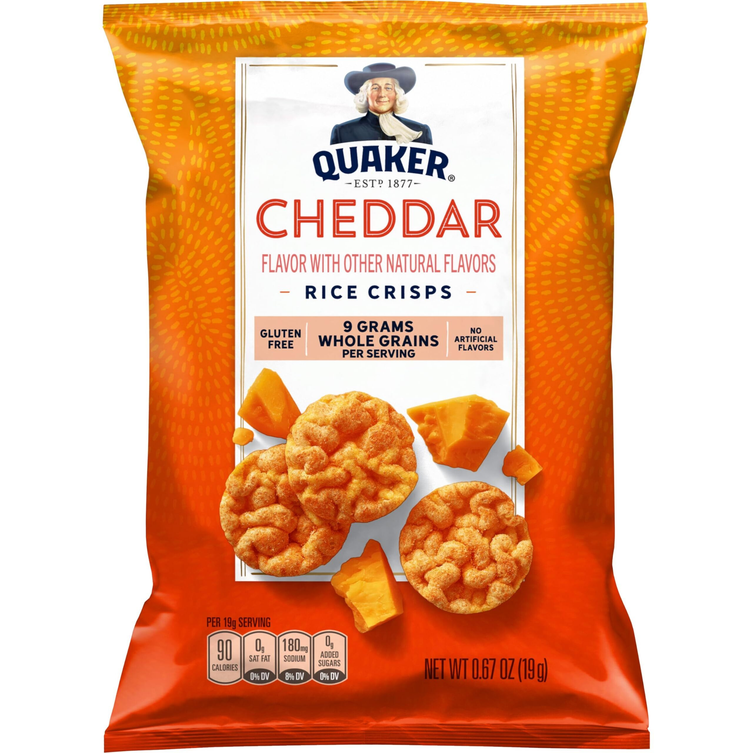 Quaker Rice Crisps, 4 Flavor Savory Mix, 15 Count