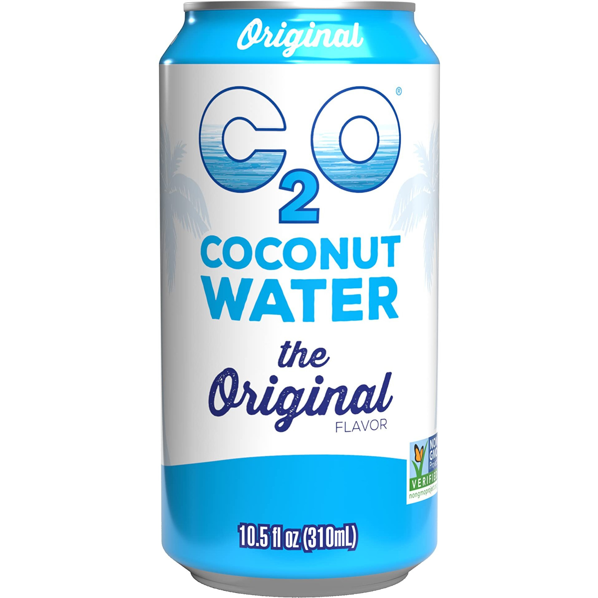 C2O - Coconut Water, The Original Flavor (24 Pack, 3 Boxes Of 8) - Made With Fresh Coconut Water, 100% Fruit Juice - Plant Based, Non Gmo Canned Water - Hydration & Electrolytes - 24 Cans, 10.5 Fl Oz