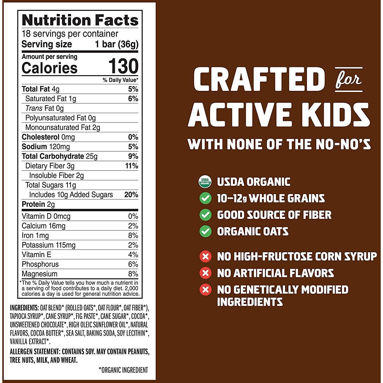 Clif Kid Organic Z Bar, Variety, 1.27 Ounce, 36 Count