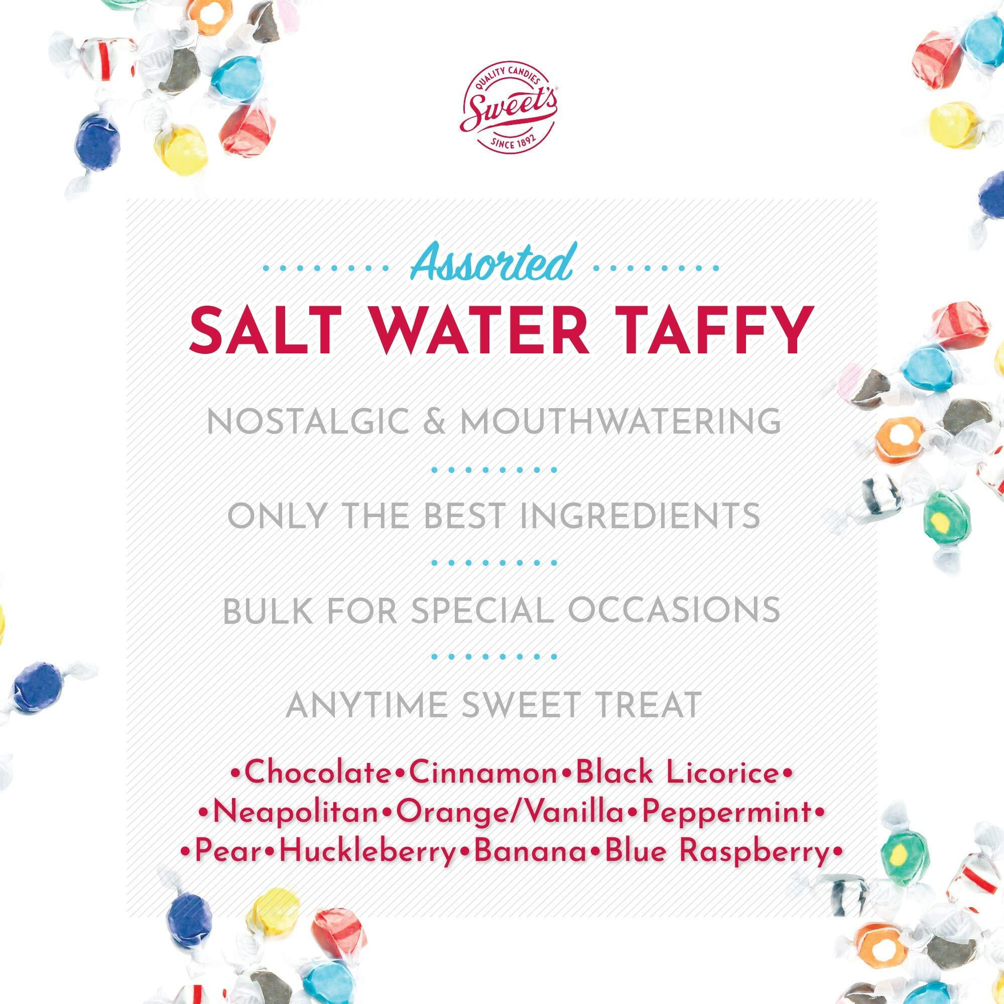 Saltwater Taffy, Gourmet Assorted Taffy, 24 Ounces