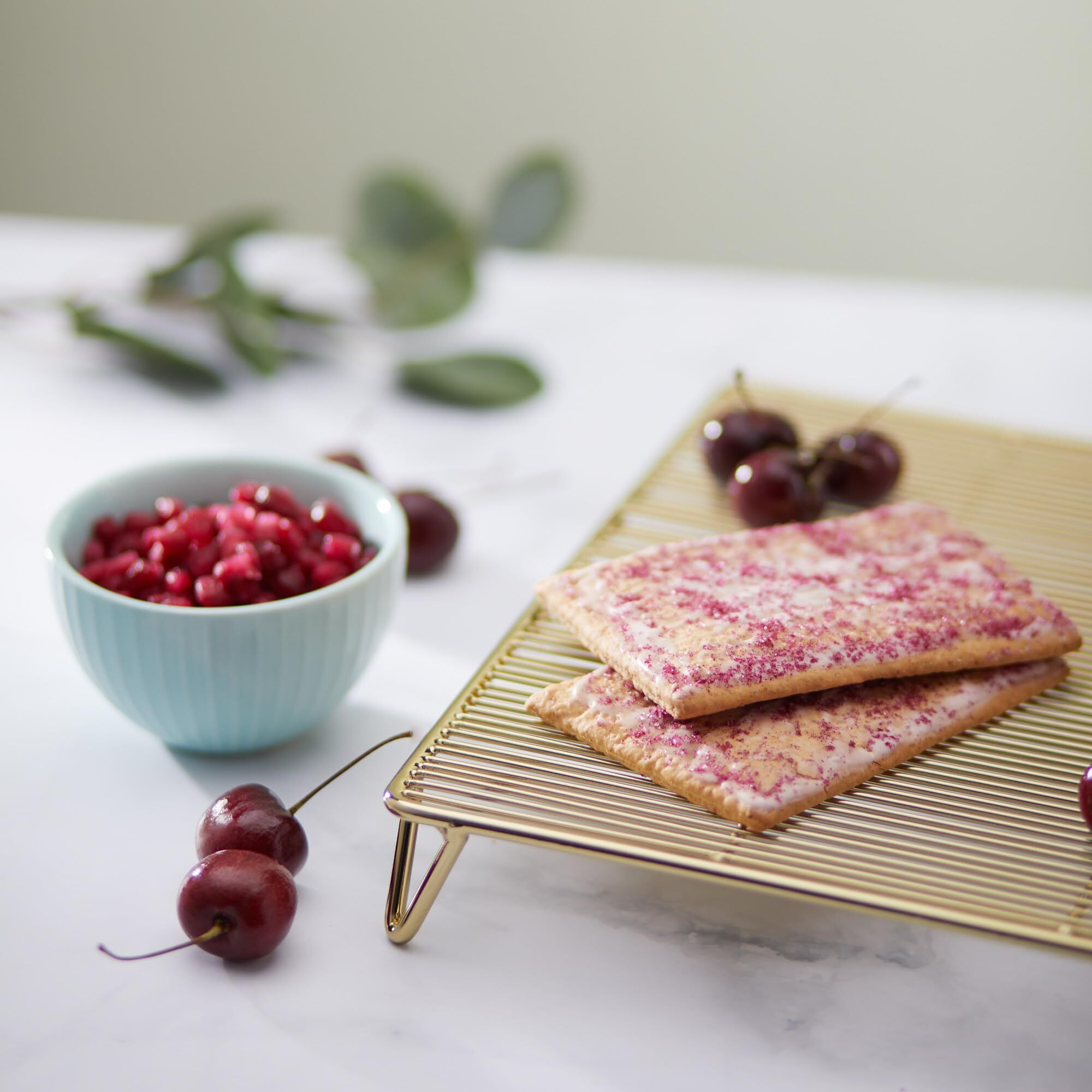 Nature's Path Organic Toaster Pastries, Frosted Cherry Pomegranate, 72 Count (Pack Of 12, 11 Oz Boxes), Made From Real Cherries