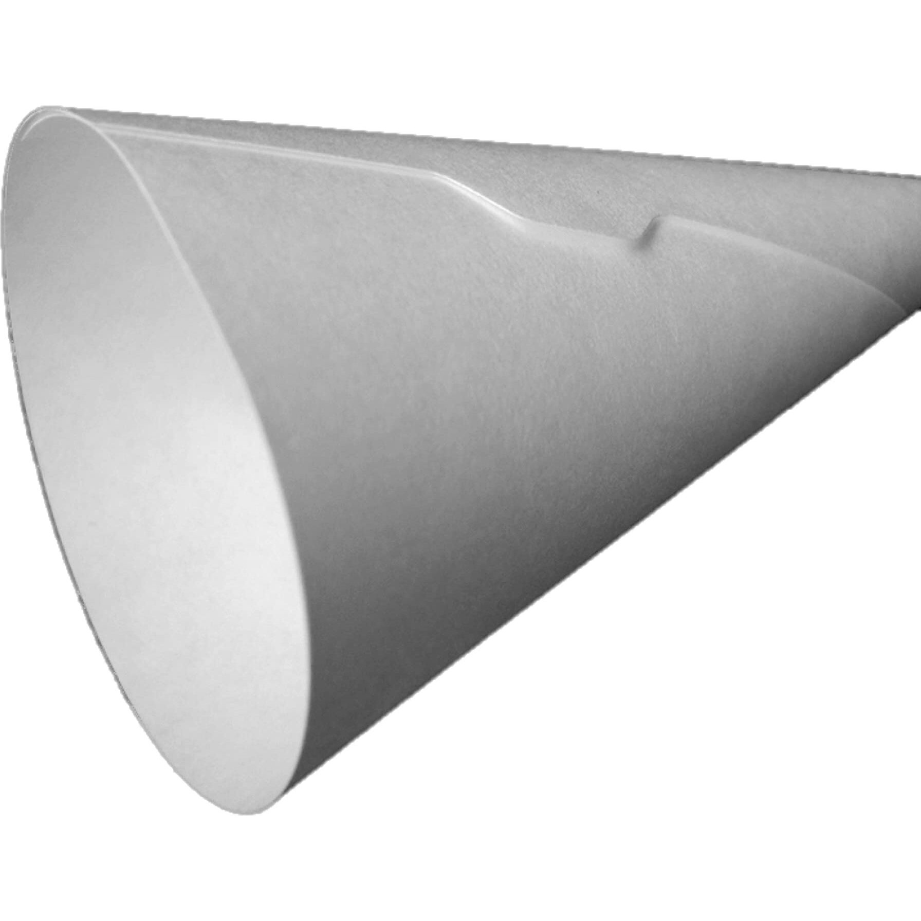 Dot Red - 1200 Medium Sugar Cone Paper Jackets - Recyclable - Straight Edge Ice Cream Waffle Cone Jacket (1200 Pack)