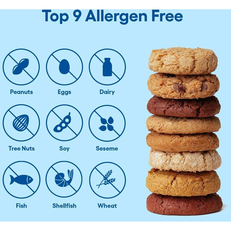 Gluten Free Chocolate Chip Lovers' Vegan Cookies By Partake - 5 Pack | Non-Gmo, Allergy-Friendly | No Peanuts, Soy, Dairy, Tree Nuts, Contents May Vary.