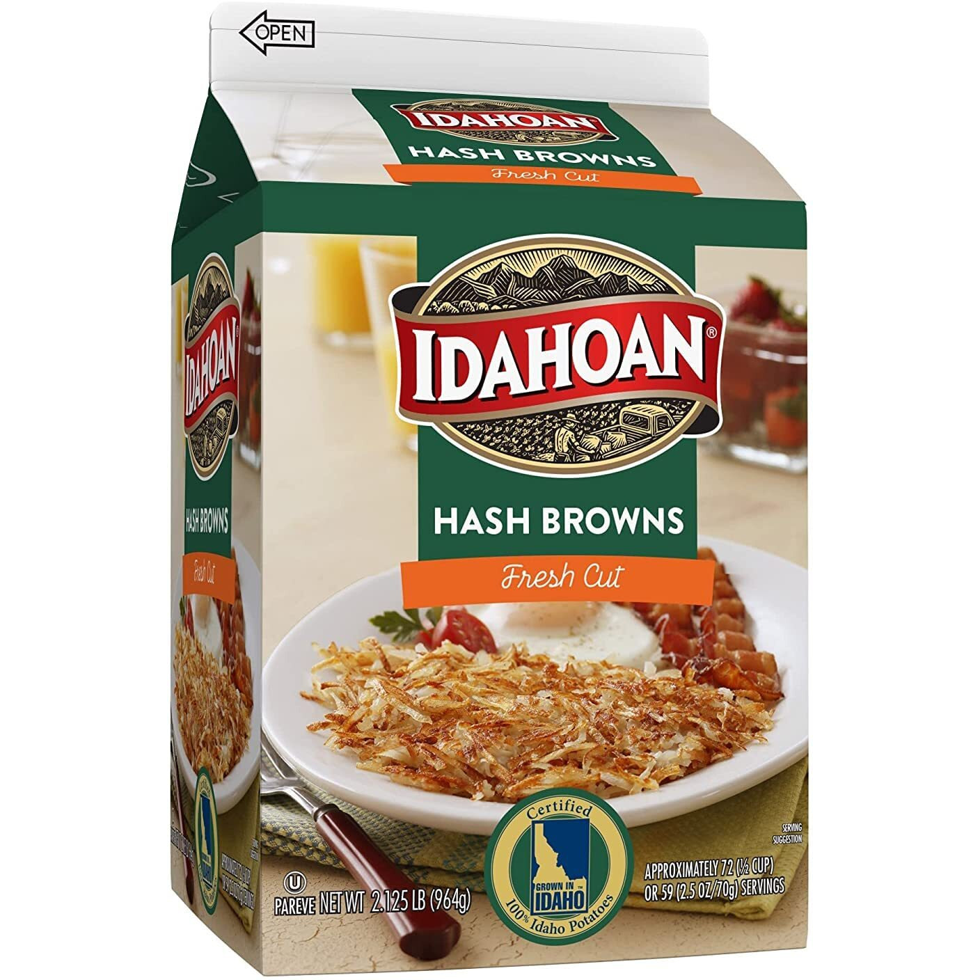 Idahoan Fresh Cut Premium Hash Browns (1 Carton)