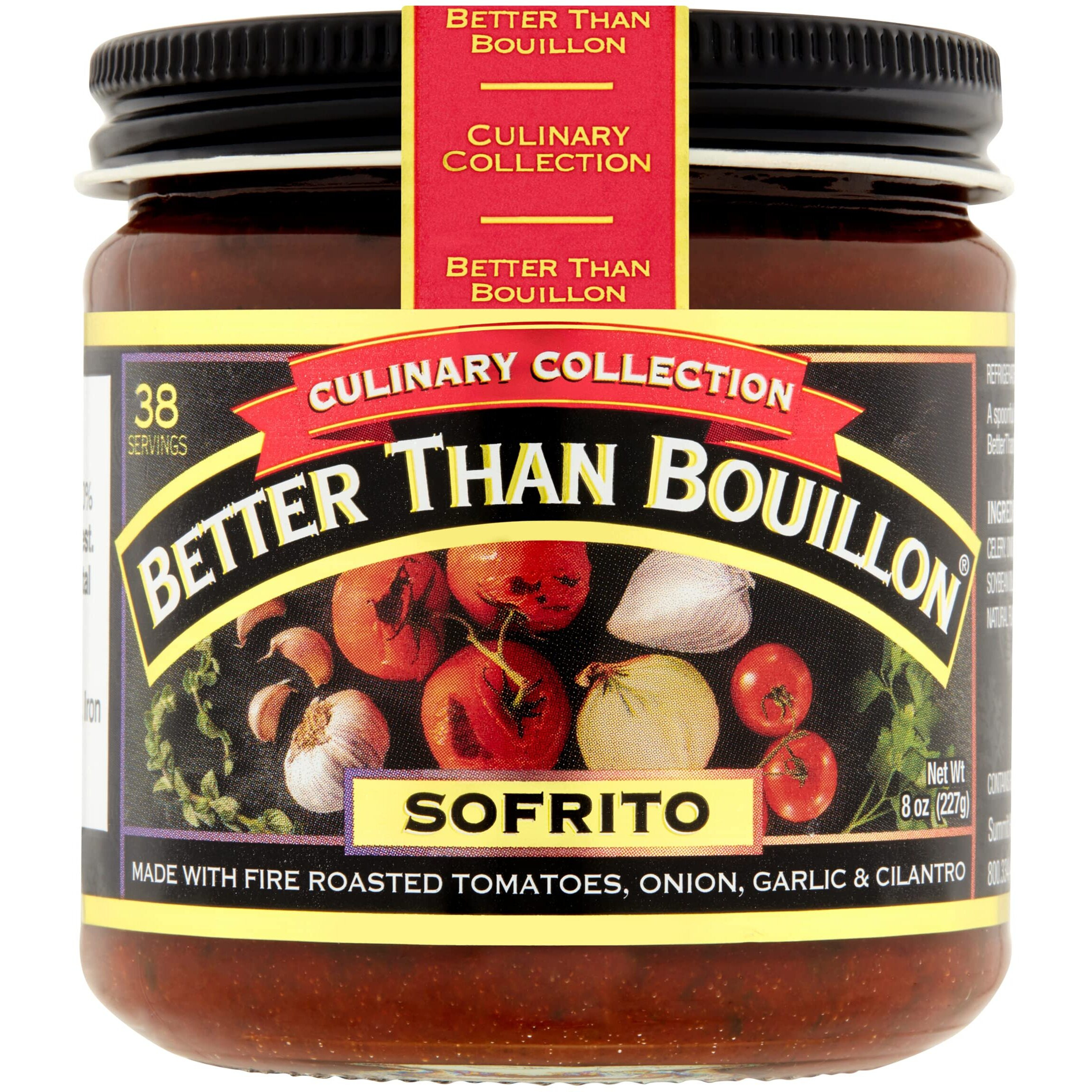 Better Than Bouillon Culinary Collection Base, Sofrito Base, Contains 38 Servings Per Jar, 8-Ounce Glass Jar (Pack Of 6)