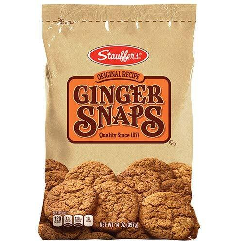 Stauffer's Original Recipe Ginger Snaps 14 Oz. Bag (2 Bags)