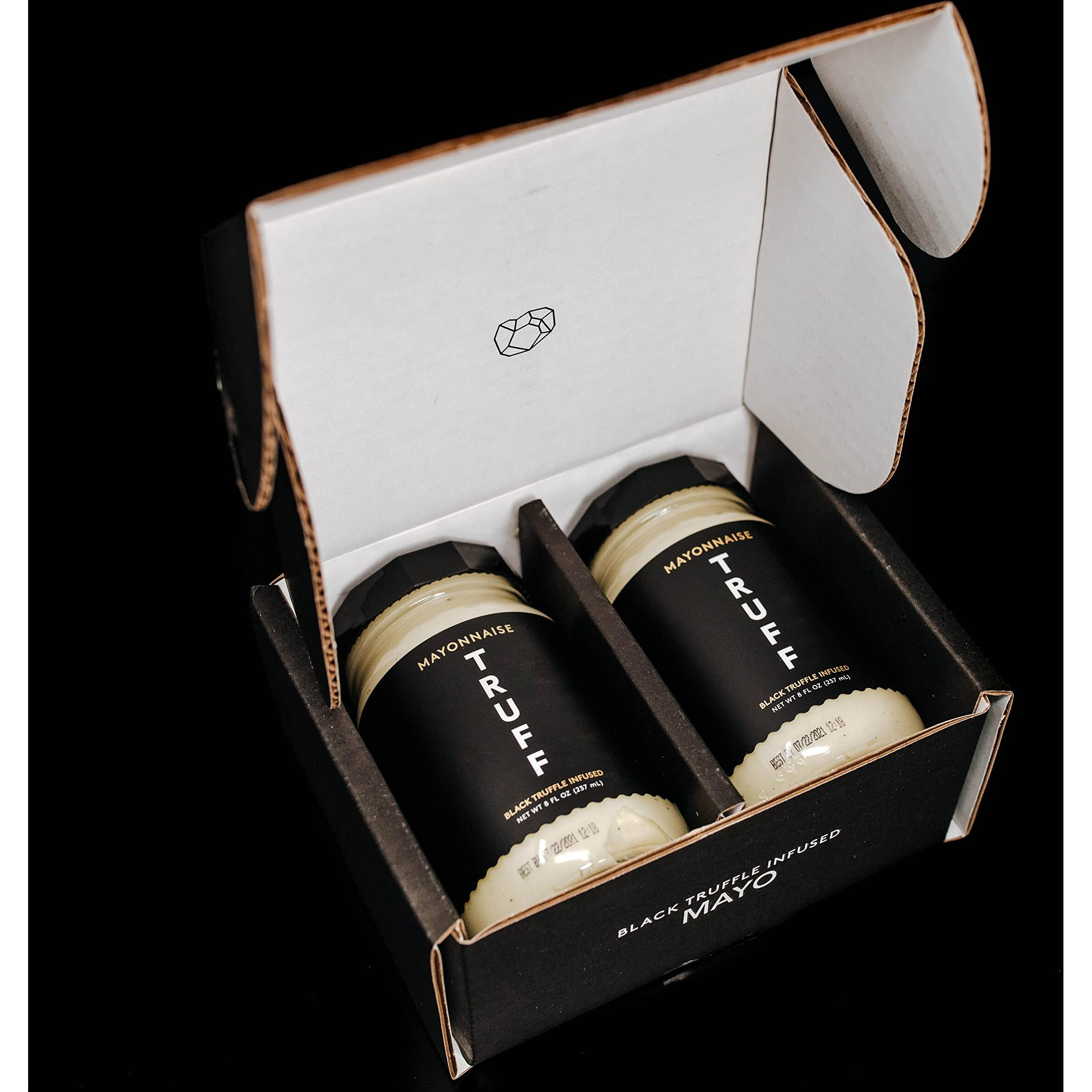 Truff Mayo, Gourmet Mayonnaise Made With Black Winter Truffles, Sunflower Oil And Cage-Free Eggs | Umami Flavor For Savory Spreads, Salads, Non-Gmo, Gluten Free | Original With Premium Box - Bundle Of 2