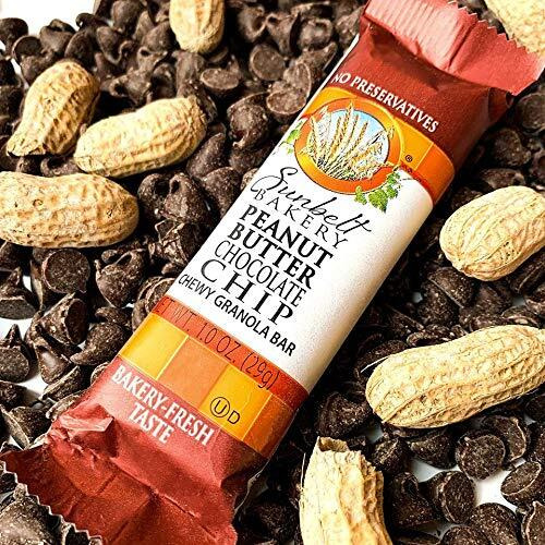 Sunbelt Bakery Peanut Butter Chocolate Chip Chewy Granola Bars, 50-1.0 Oz Bars (5 Boxes)