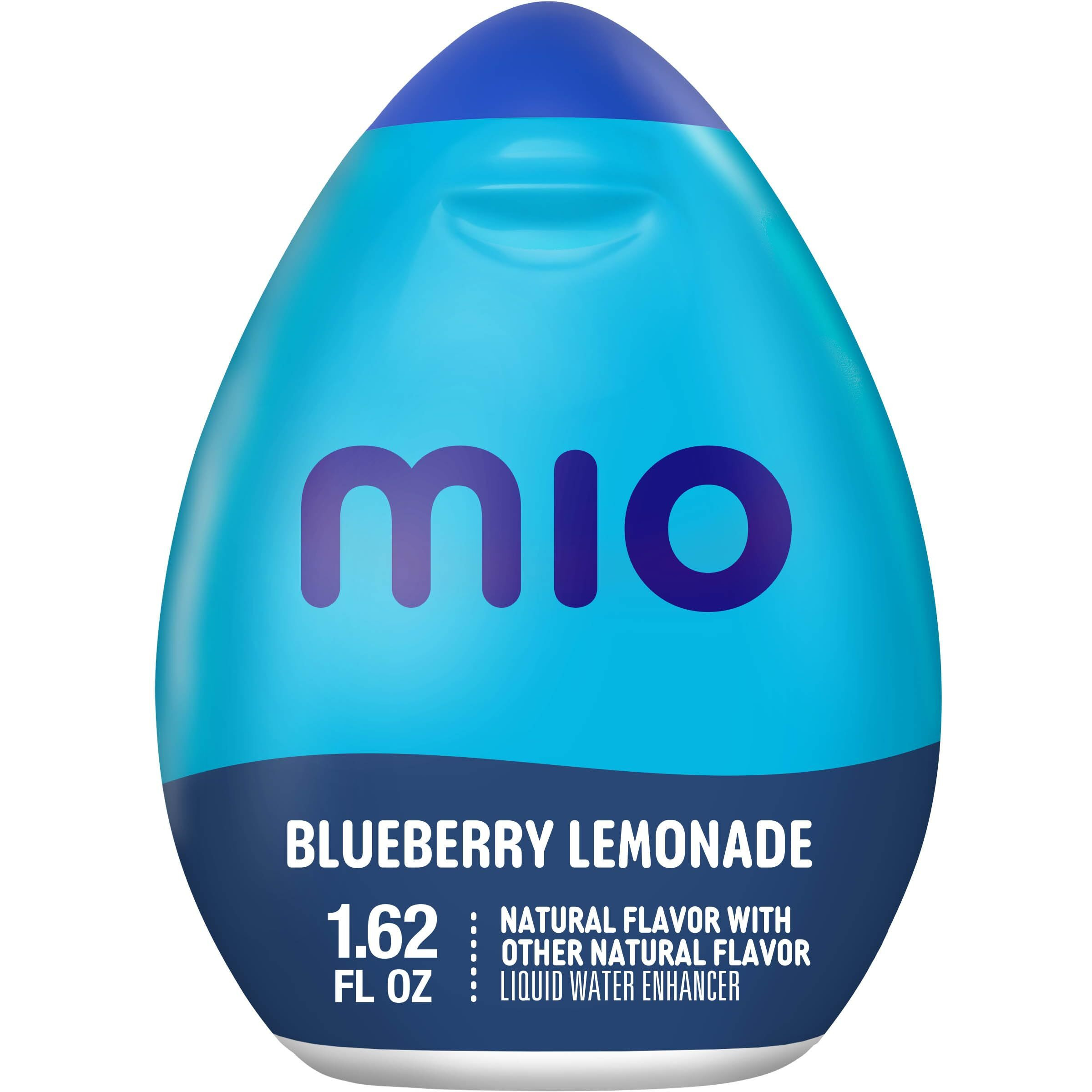 Mio Liquid Water Enhancer - Blueberry Lemonade, Makes 24 Servings + Vitamins, 1.62 Oz Each, (Pack Of 7)