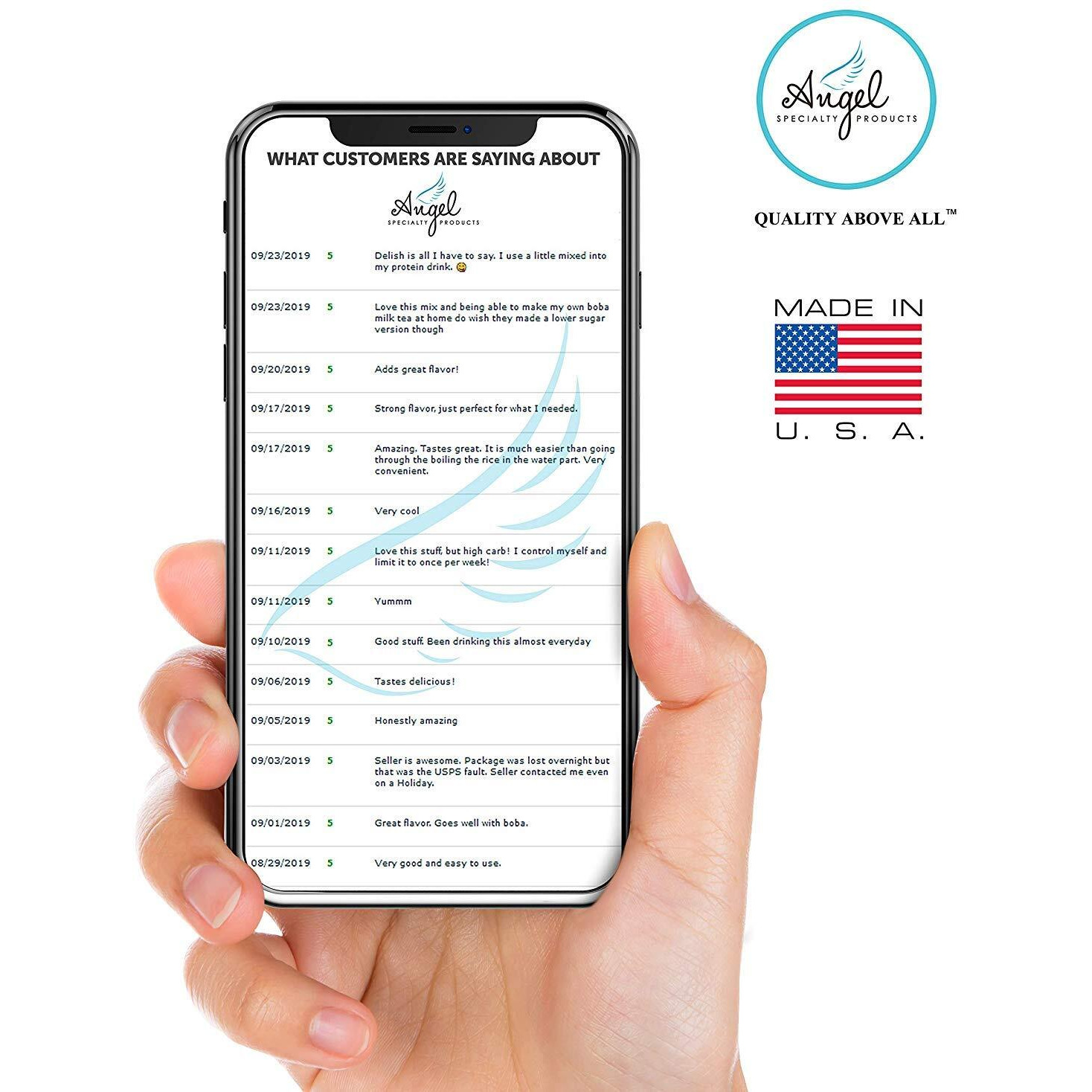 Angel Specialty Products, Blended Ice Coffee, Frappe Powder Mix, Chocolate Mint [3 Lb] [34 Servings]