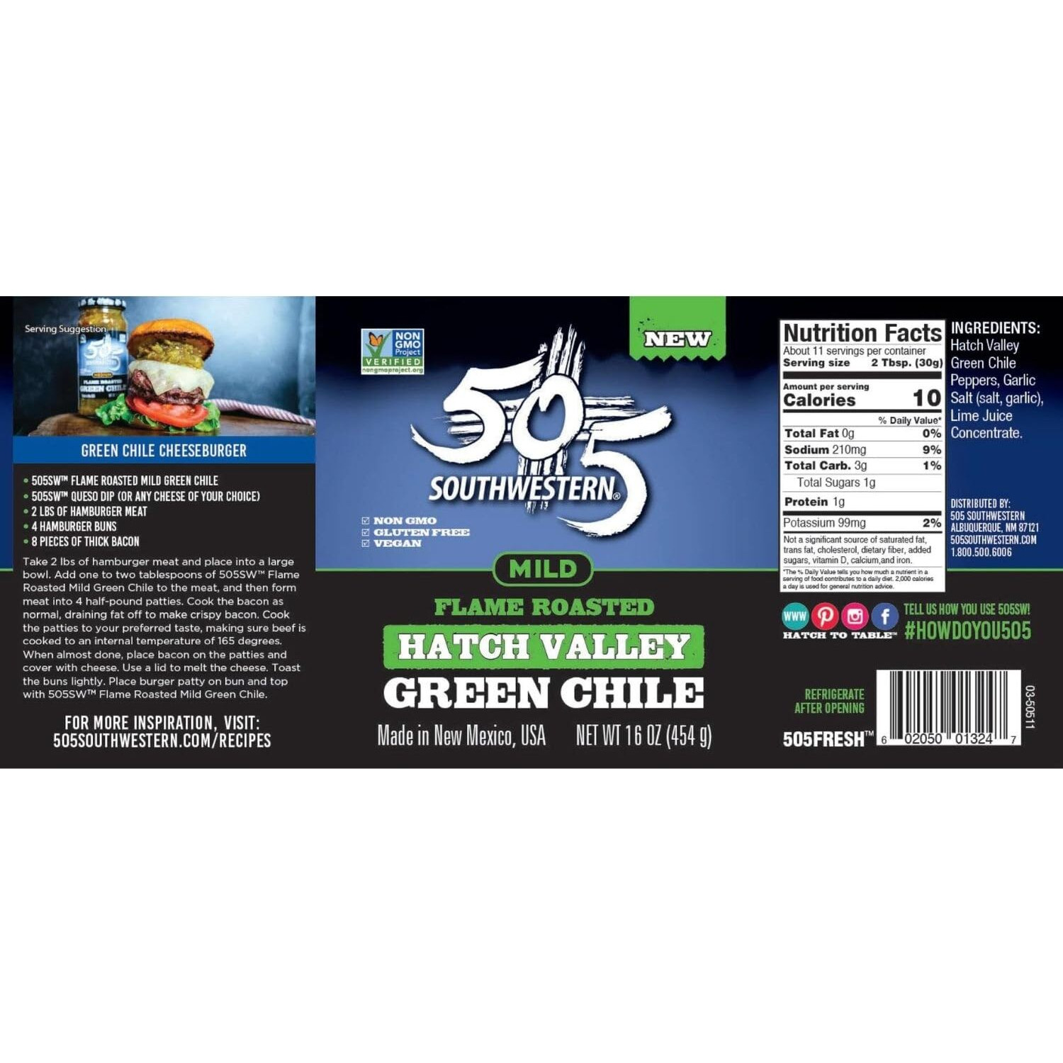 505 Southwestern Salsa (Green Chile Mild)