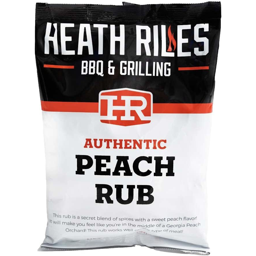 Heath Riles Bbq Rub - Peach Bbq Seasoning Rub, Champion Pitmaster Recipe, Legendary Bbq Rubs For Smoking & Grilling, 70+ Bbq Championships, 2 Lb./32 Oz.