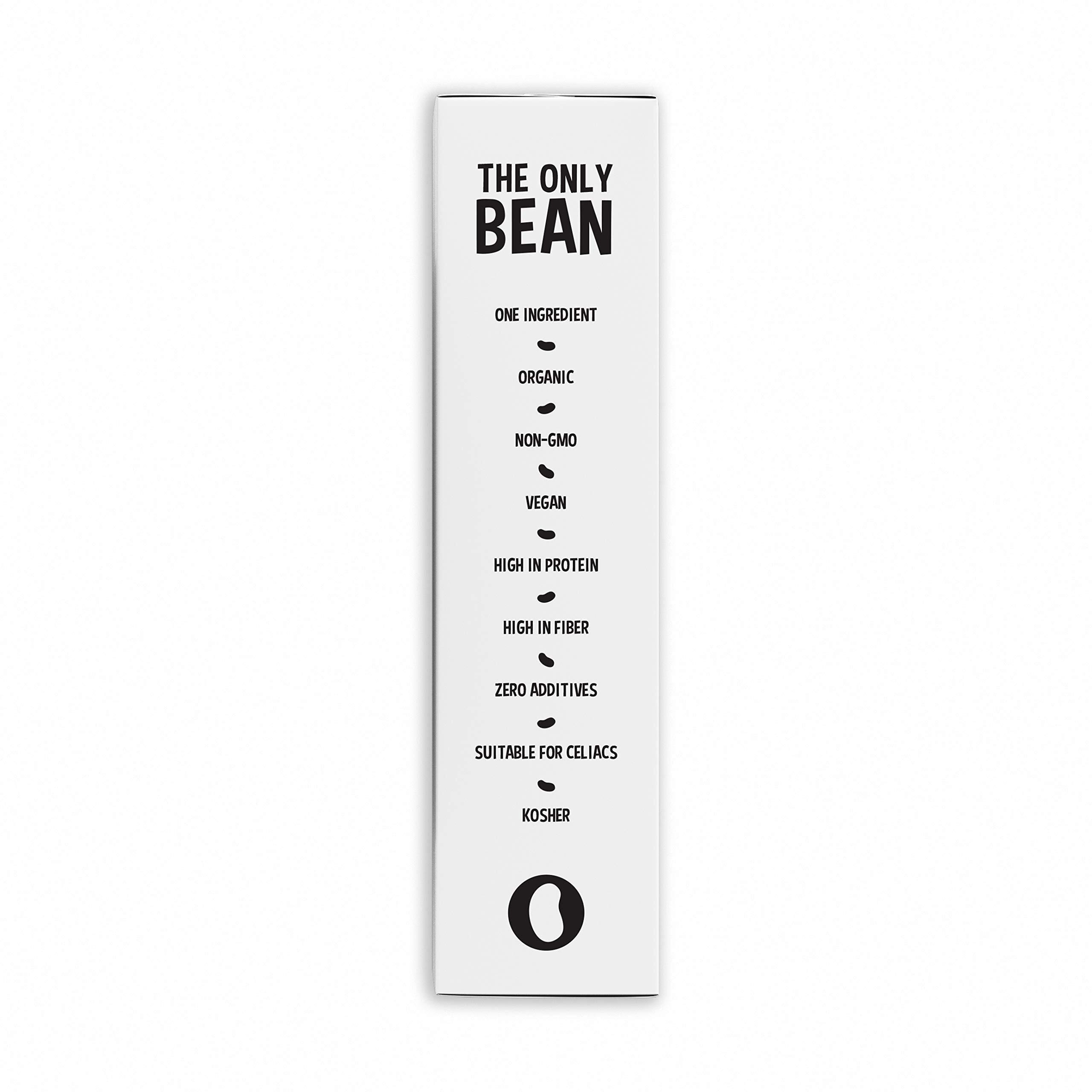 The Only Bean - Organic Black Bean Spaghetti Pasta - High Protein, Keto Friendly, Gluten-Free, Vegan, Non-Gmo, Kosher, Low Carb, Plant-Based Bean Noodles - 8 Oz (1 Pack)
