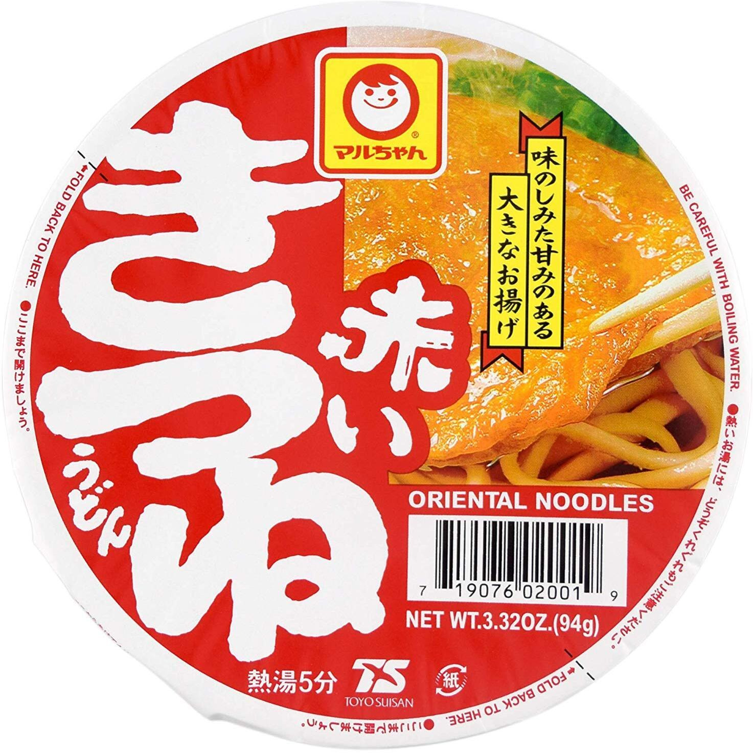 Maruchan - Akai Kitsune Instant Udon Bowl 3.39 Oz (Pack Of 6)