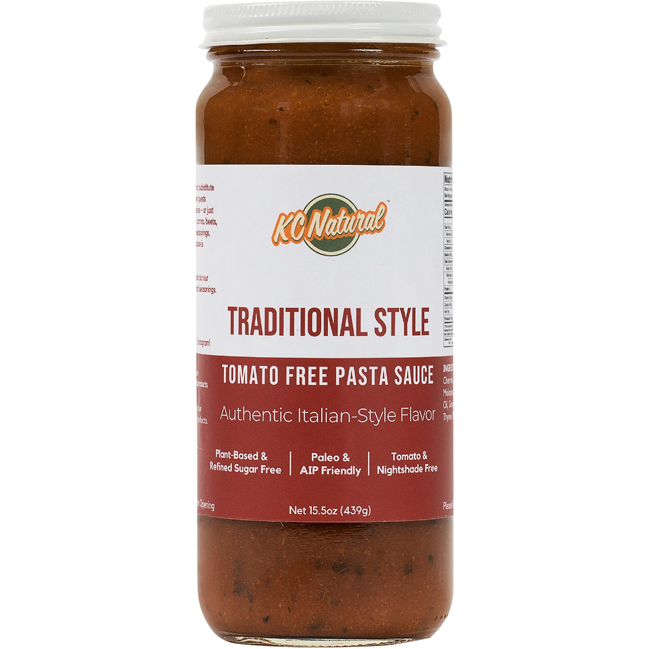 Kc Natural | Traditional Style Tomato Free Pasta Sauce | 280Mg Sodium (1-Pack, 1.00)